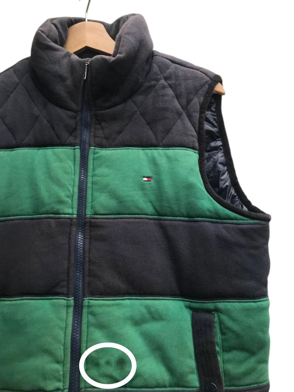 Tommy Hilfiger × Vintage Tommy Hilfiger Striped Numbering 9 Cotton Down Vest Size US M / EU 48-50 / 2 - 5 Thumbnail