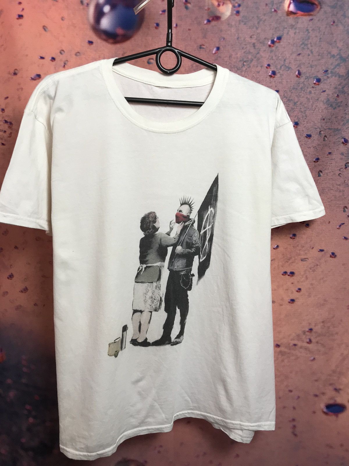 Band Tees × Vintage Vintage anarchy band streetwear punk rock tee Size US M / EU 48-50 / 2 - 2 Thumbnail