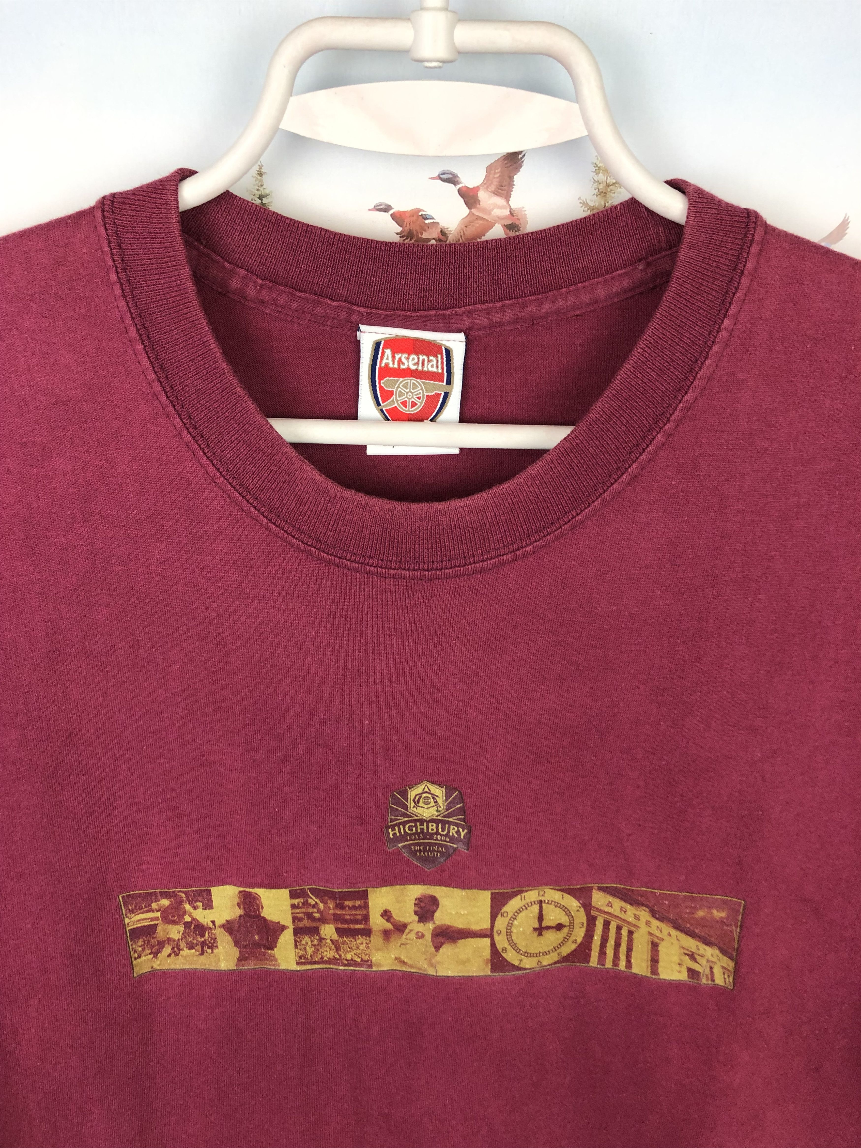 Vintage Vintage Arsenal Football Shirt Highbury Stadium Soccer Tee Size US M / EU 48-50 / 2 - 5 Thumbnail