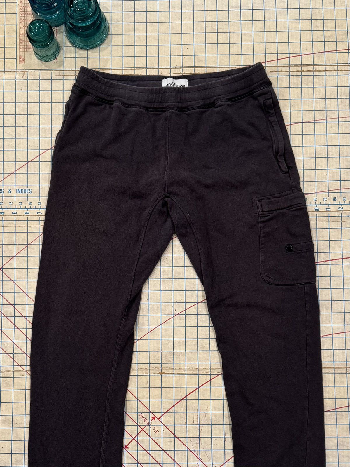 Stone Island Stone Island Jogger Style Sweat Pants Dark Charcoal Grey Lar Size US 34 / EU 50 - 3 Thumbnail