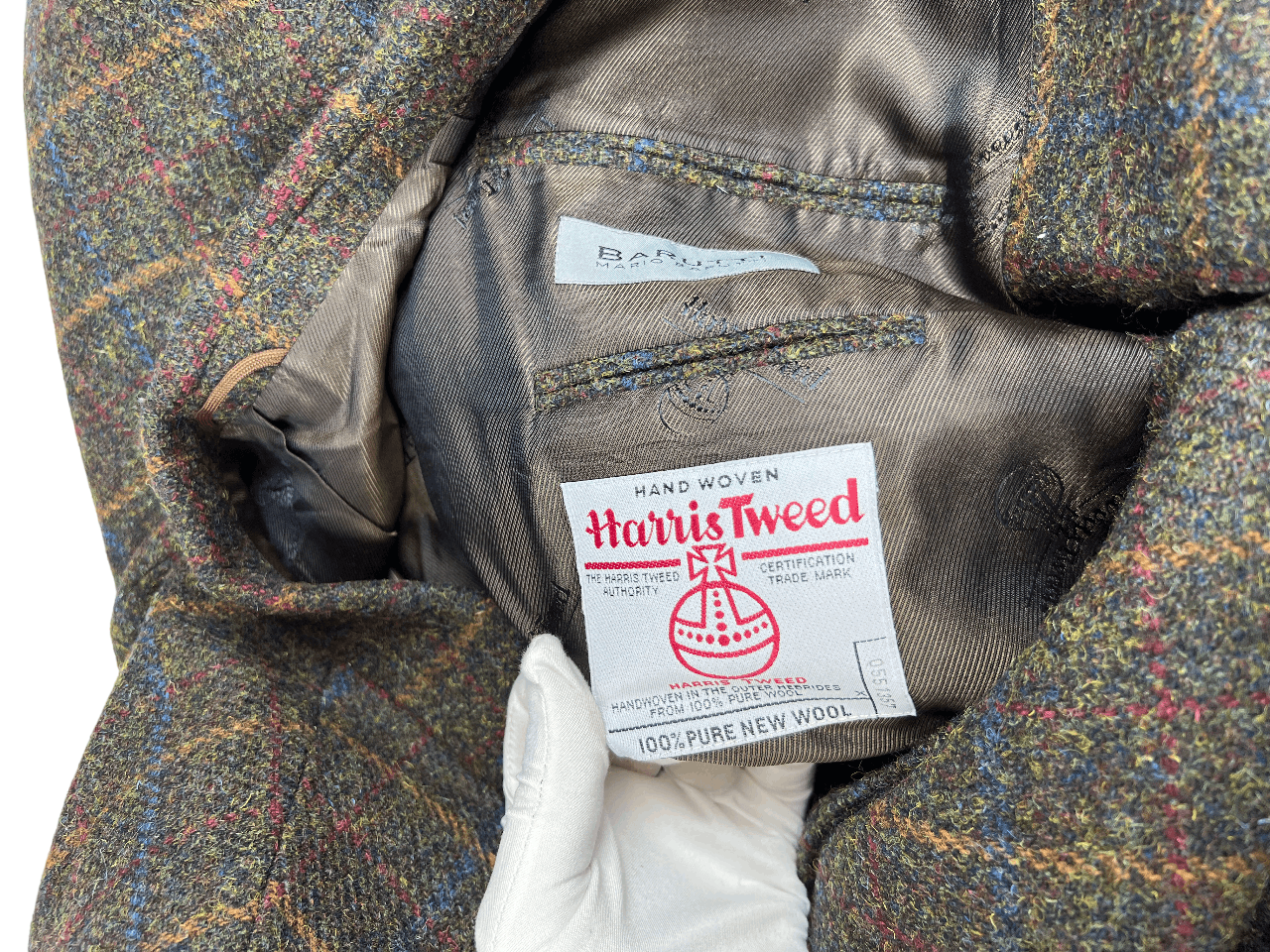 Harris Tweed × Vintage Vintage Harris Tweed Wool Blazer M-L Size 44R - 6 Thumbnail