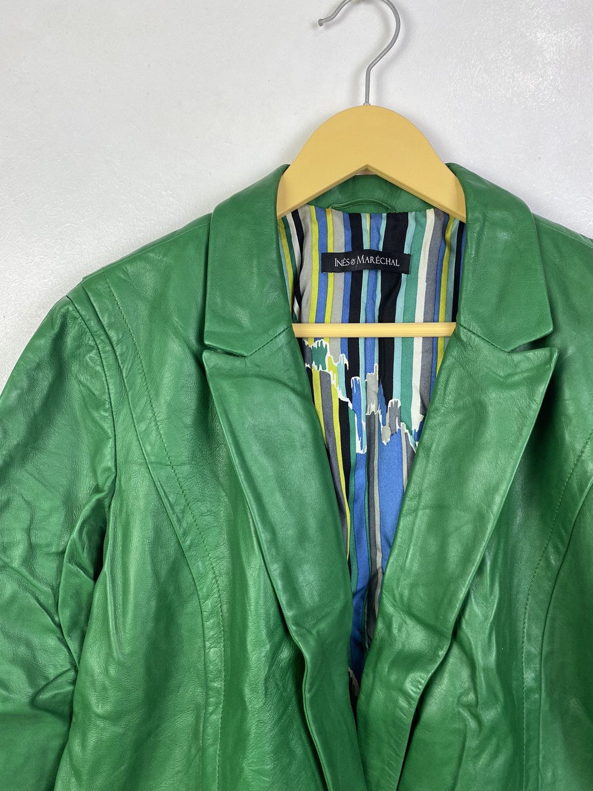 Designer Inès & Marechal - Lamb leather Blazer jacket Size M / US 6-8 / IT 42-44 - 4 Thumbnail