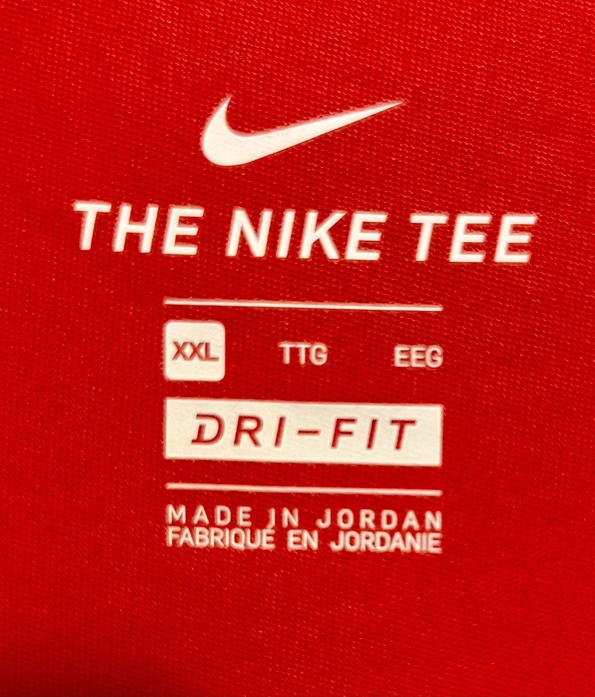 Nike Authentic Nike basketball saved my life tee t-shirt red xxl Size US XXL / EU 58 / 5 - 3 Thumbnail