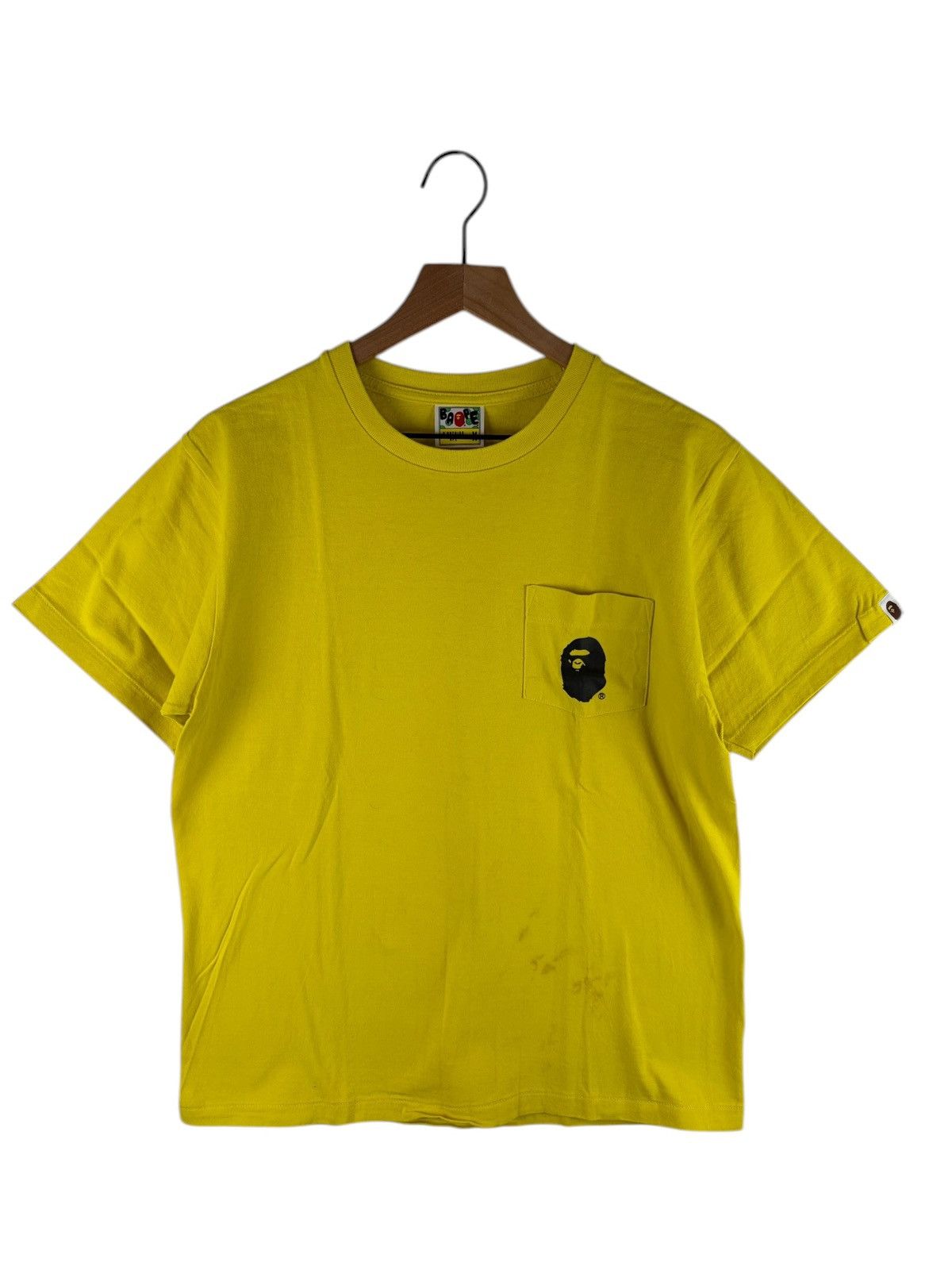 Bape Bape One Point Head Logo Pocket Tee Size US M / EU 48-50 / 2 - 1 Thumbnail