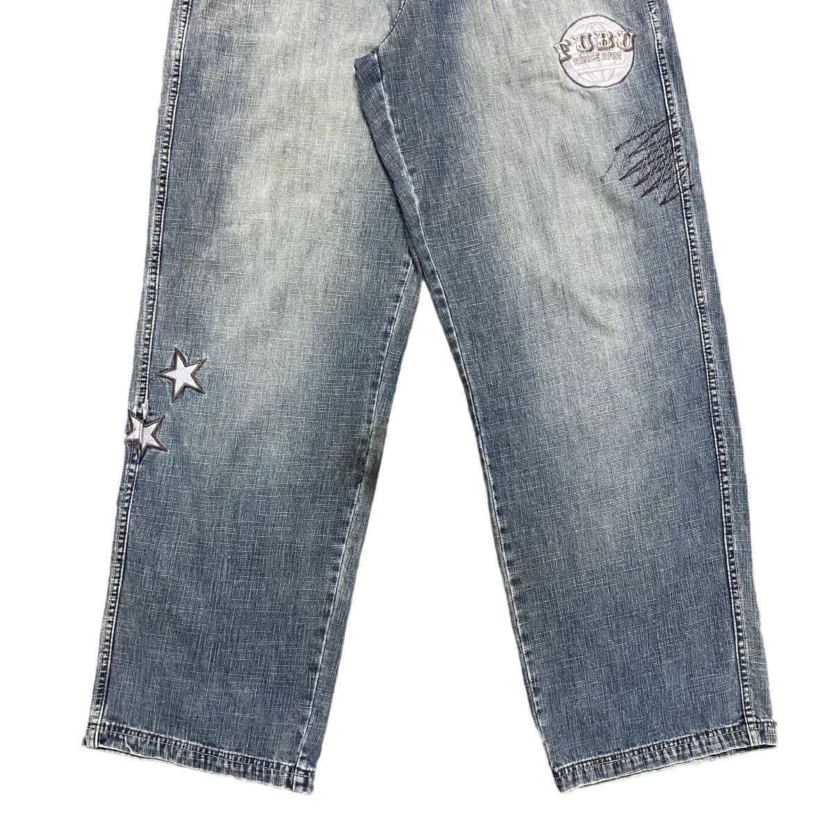 Fubu Vintage FUBU VARSITY Denim Baggy Pants Size US 34 / EU 50 - 6 Thumbnail