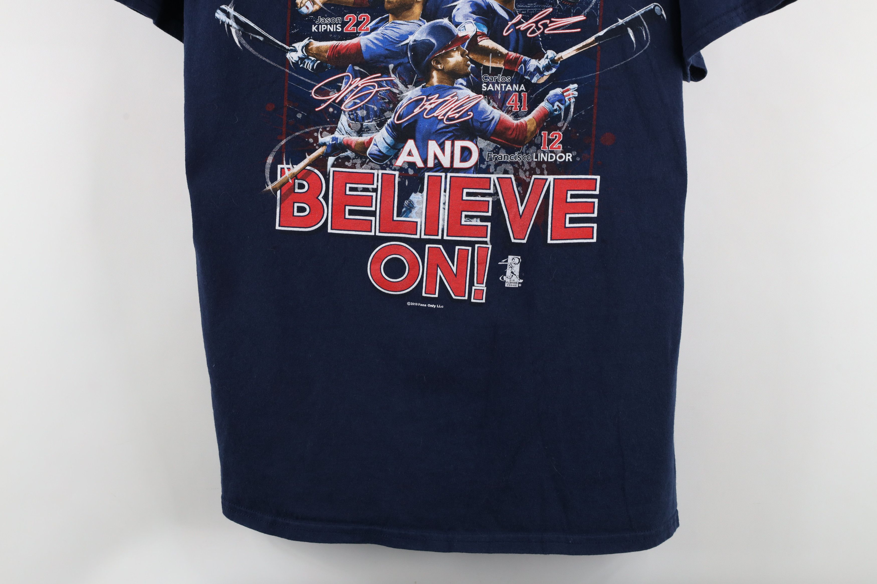 Vintage Streetwear Cleveland Indians Keep Calm Believe On T-Shirt Size US L / EU 52-54 / 3 - 3 Thumbnail