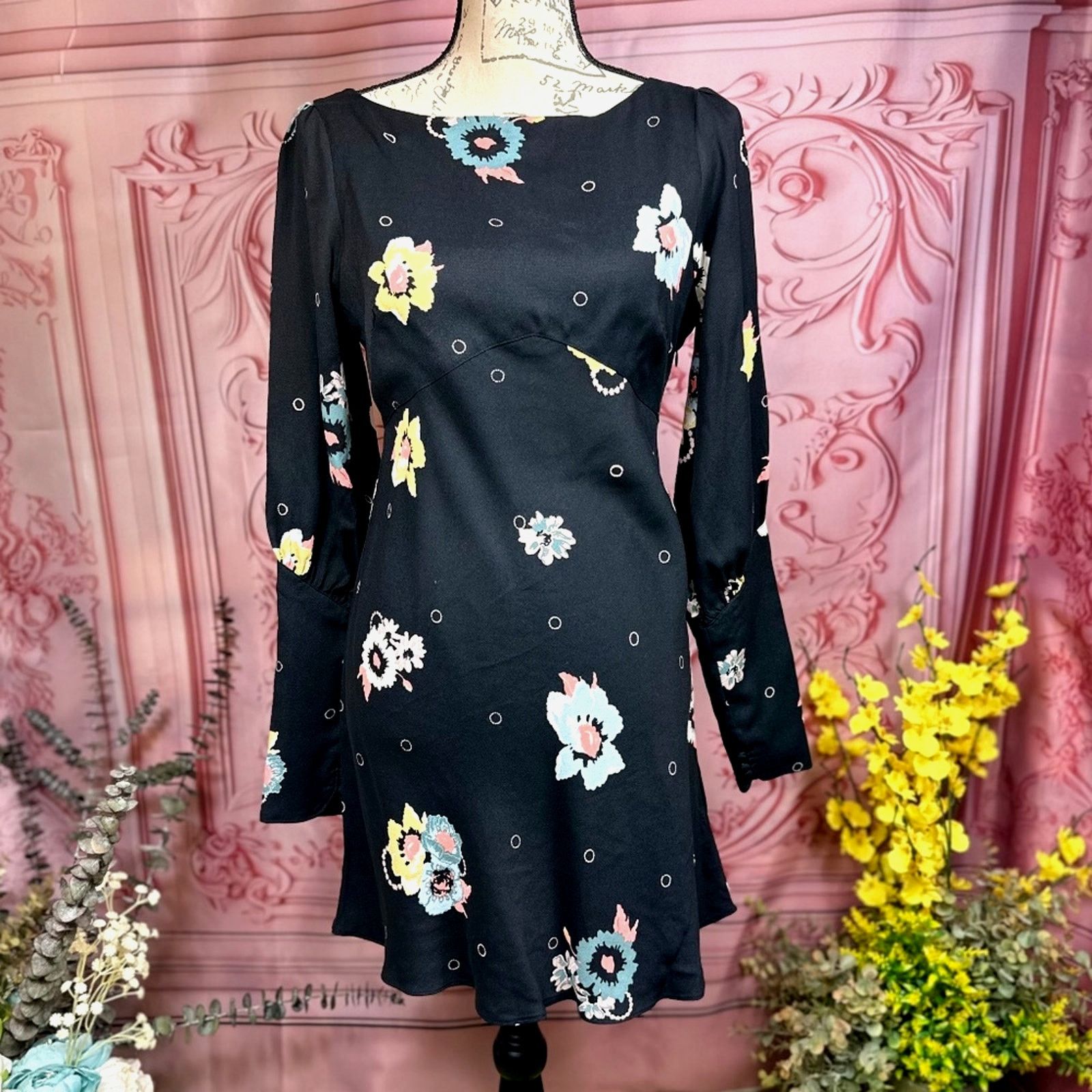 Free People Free People Sunshadows Mini Dress - Black Combo - size 4 Size S / US 4 / IT 40 - 7 Thumbnail