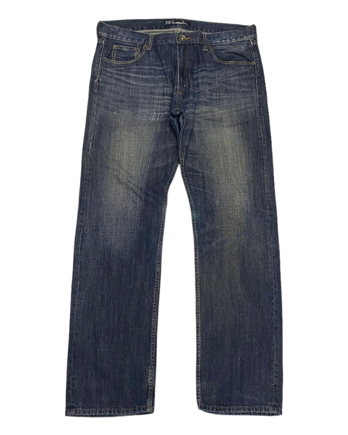 Hysteric Glamour × Japanese Brand ORIRIN 🇯🇵 DISTRESSED BAGGY DENIM JEANS SIZE 37 Size US 37 - 1 Thumbnail