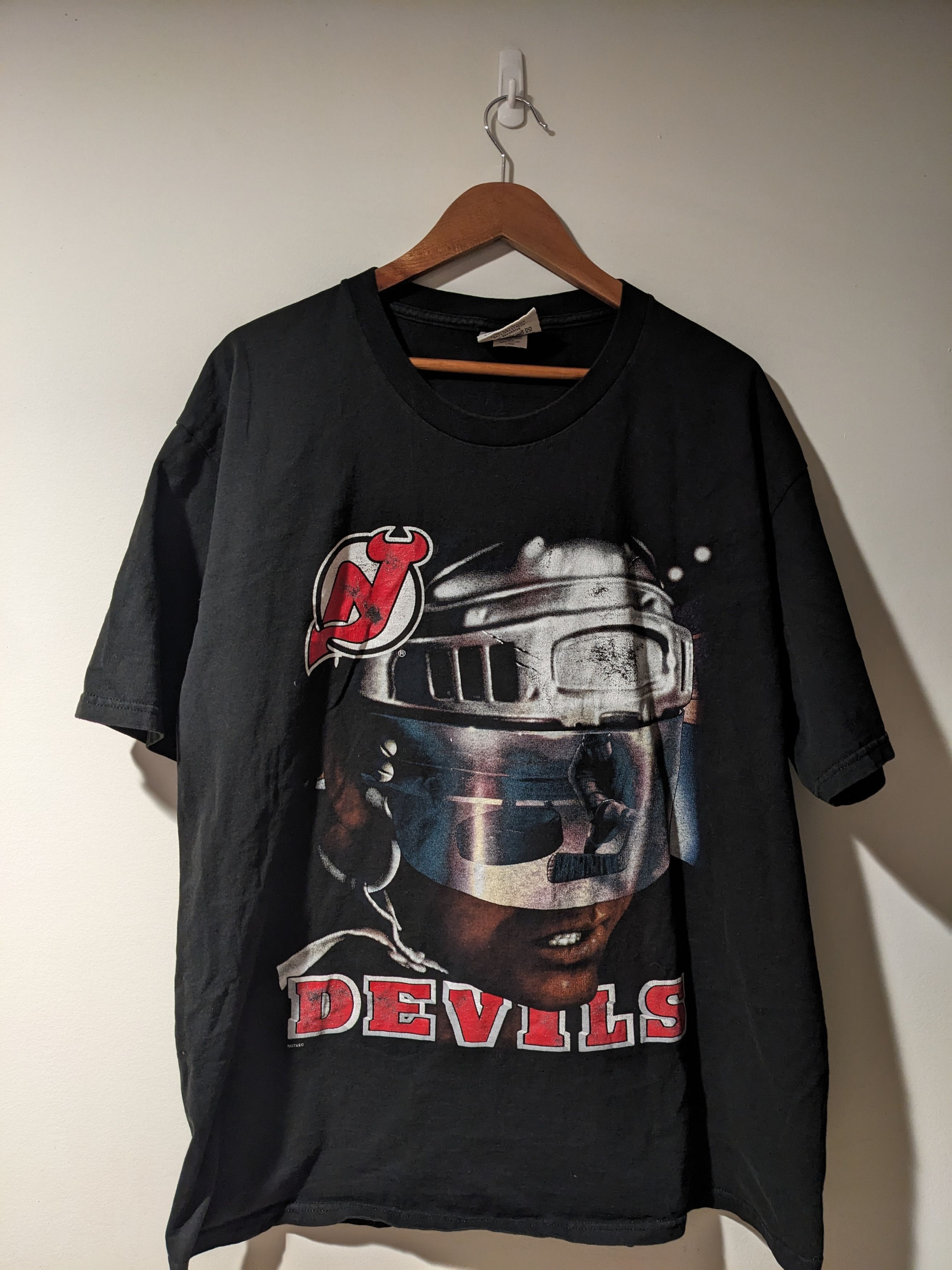 Vintage 90s Jersey Devils NHL Hockey Sports Lee T-Shirt