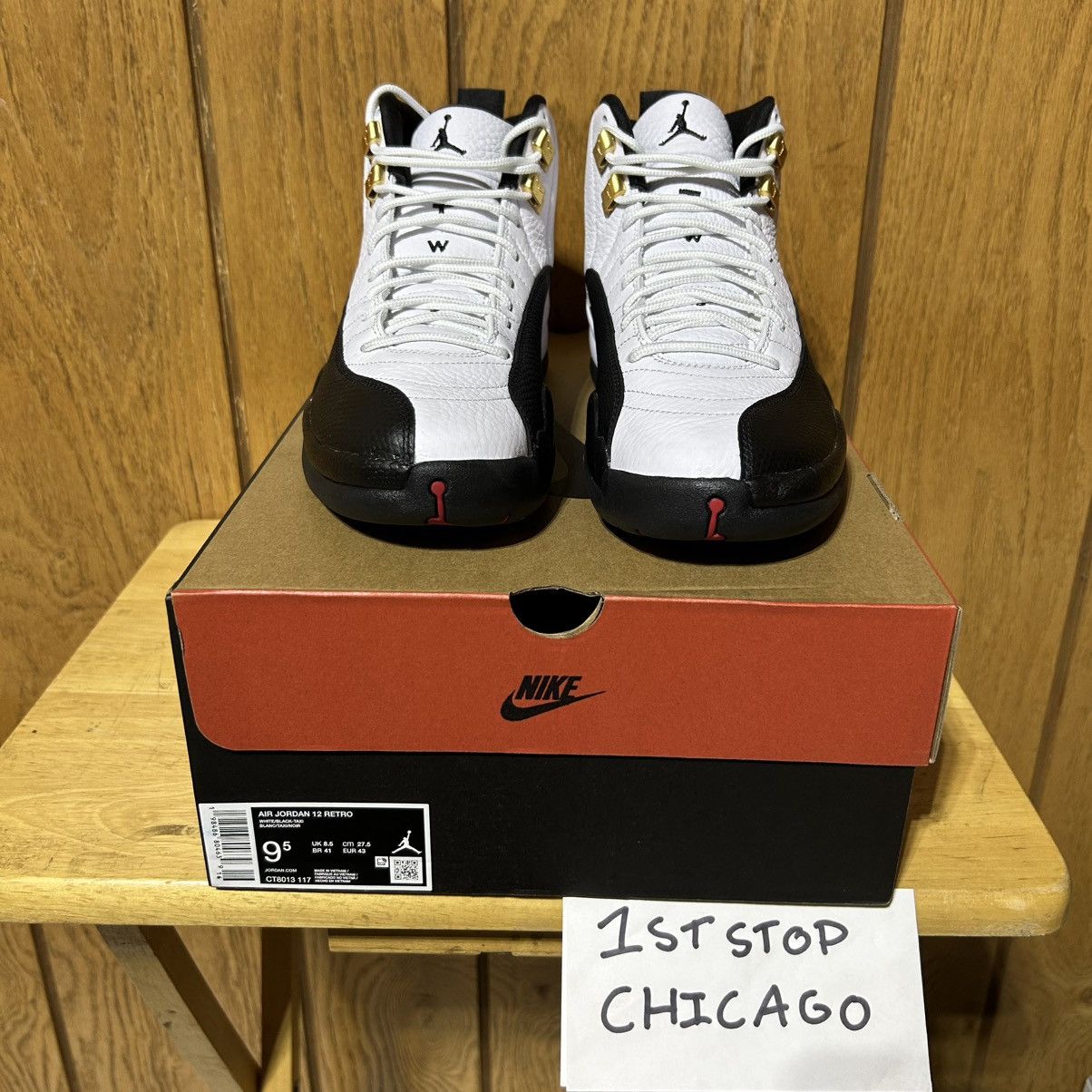 Jordan Brand Nike Air Jordan 12 Retro Taxi White 2025 CT8013-117 9.5 NEW Size US 9.5 / EU 42-43 - 2 Thumbnail