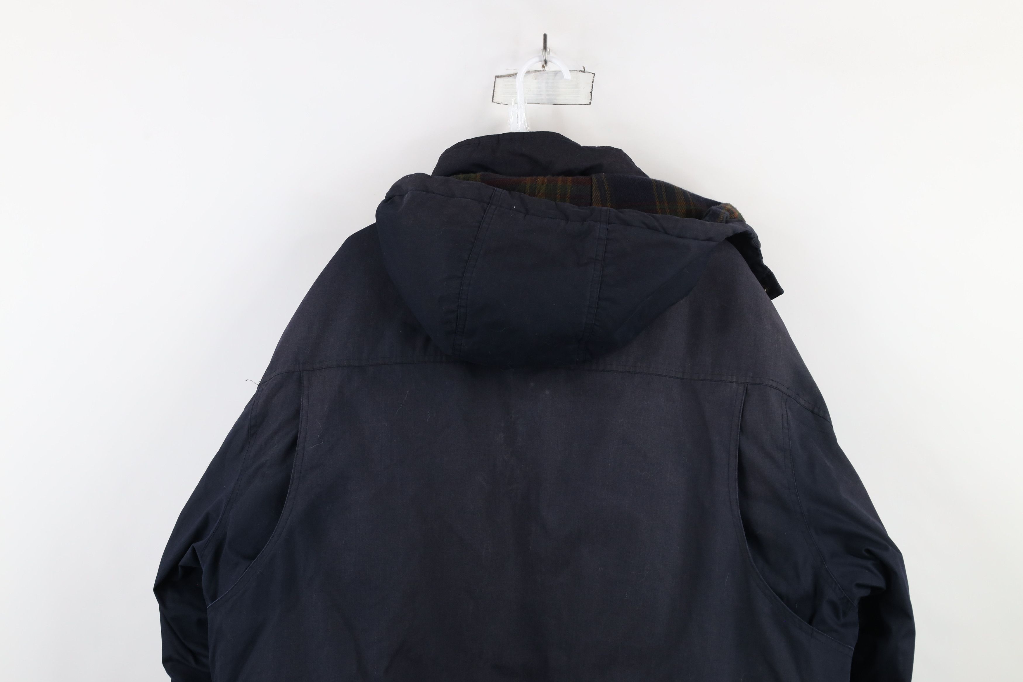 Vintage Vintage 90s Streetwear Wool Lined Heavy Hooded Parka Jacket Size US XL / EU 56 / 4 - 14 Thumbnail