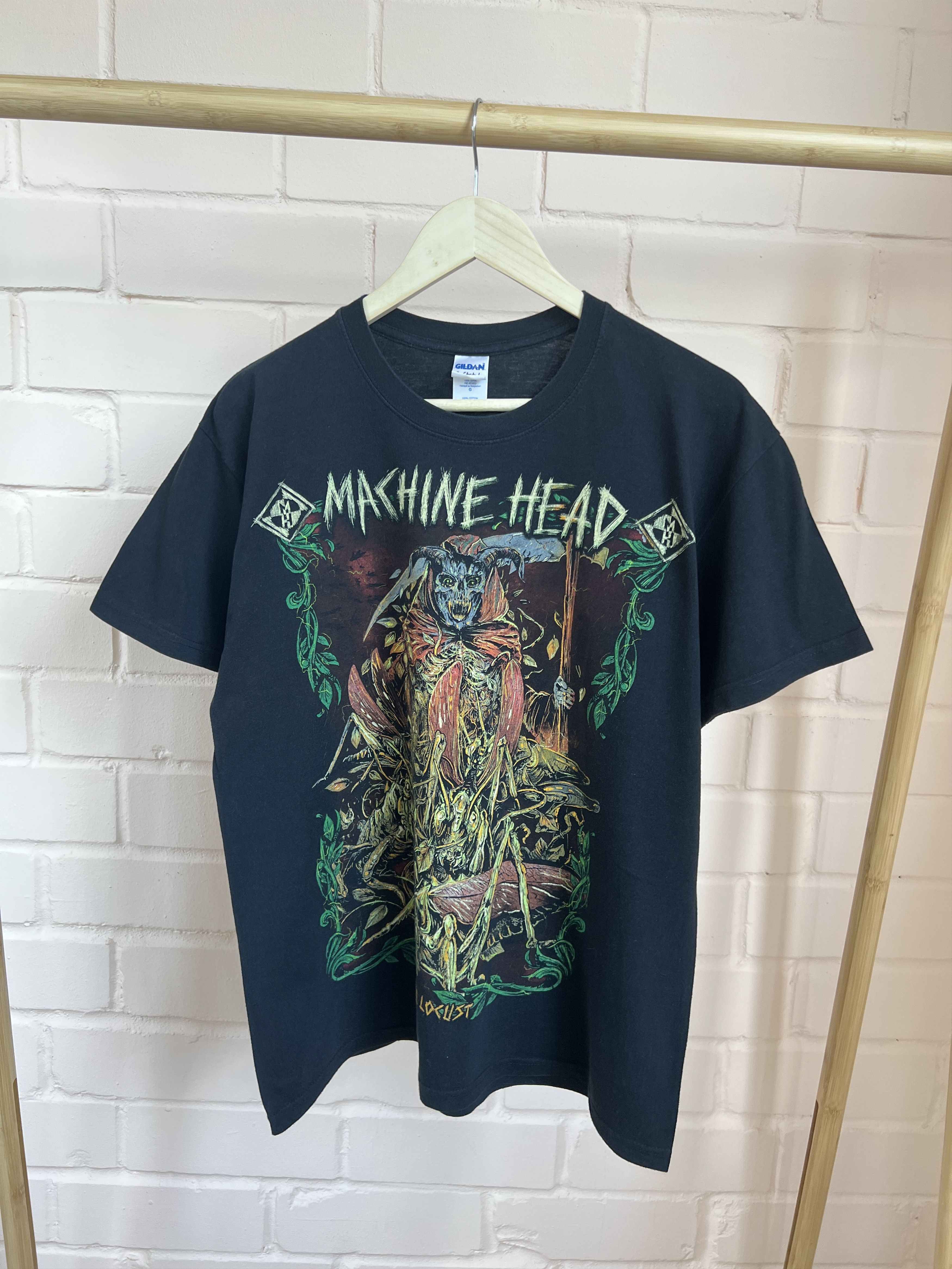 Band Tees 2012 Machine Head Into The Locust Both Side Printed Tee Size US M / EU 48-50 / 2 - 4 Thumbnail