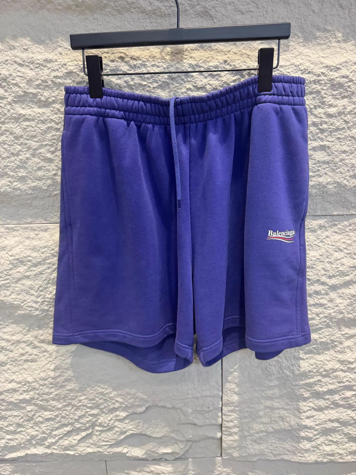 Balenciaga Balenciaga Blue Coke Logo Unisex Shorts M Size US 32 / EU 48 - 1 Thumbnail