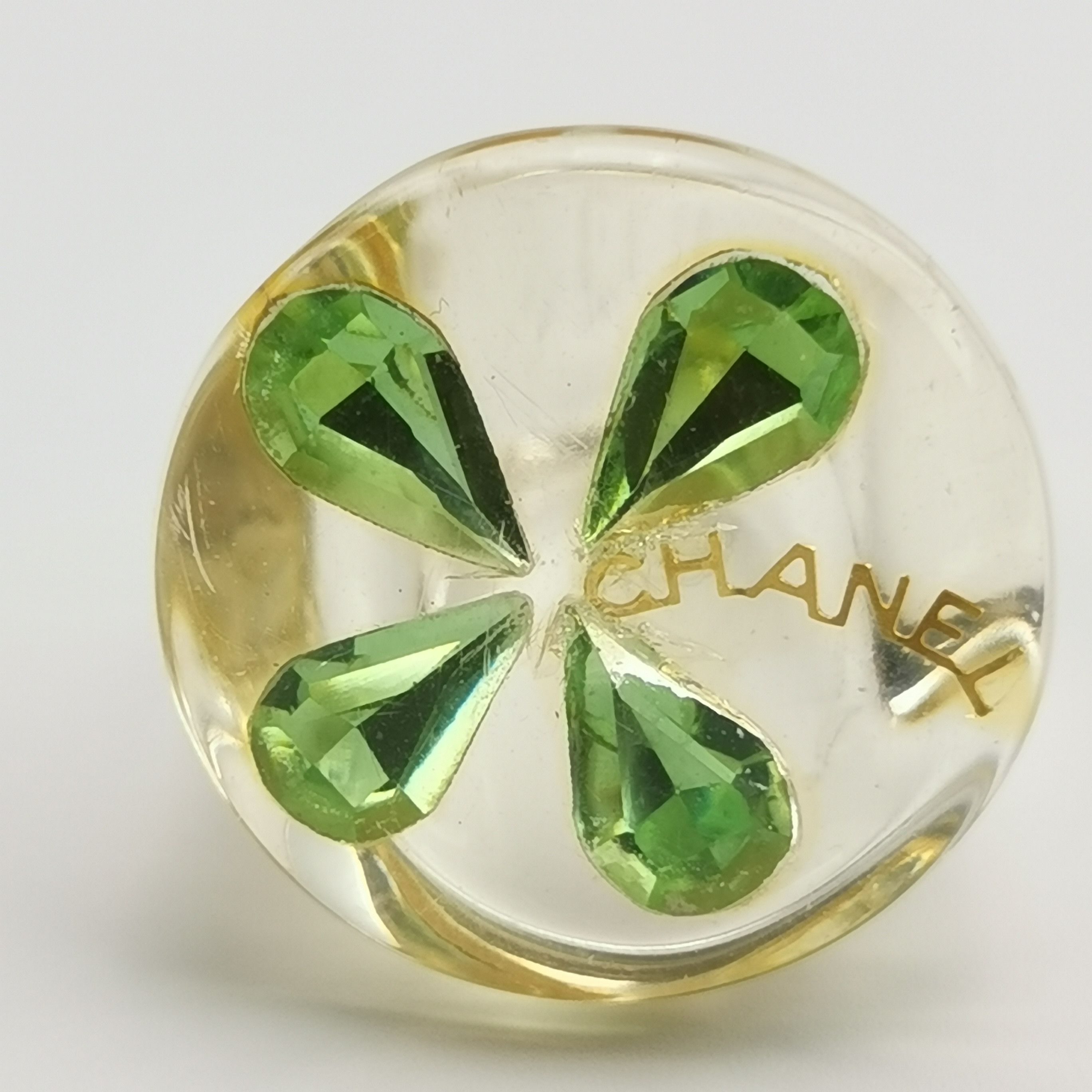 Chanel Chanel Crystal Letter Logo Vintage Ring Size 15 -z2505 Size ONE SIZE - 6 Thumbnail