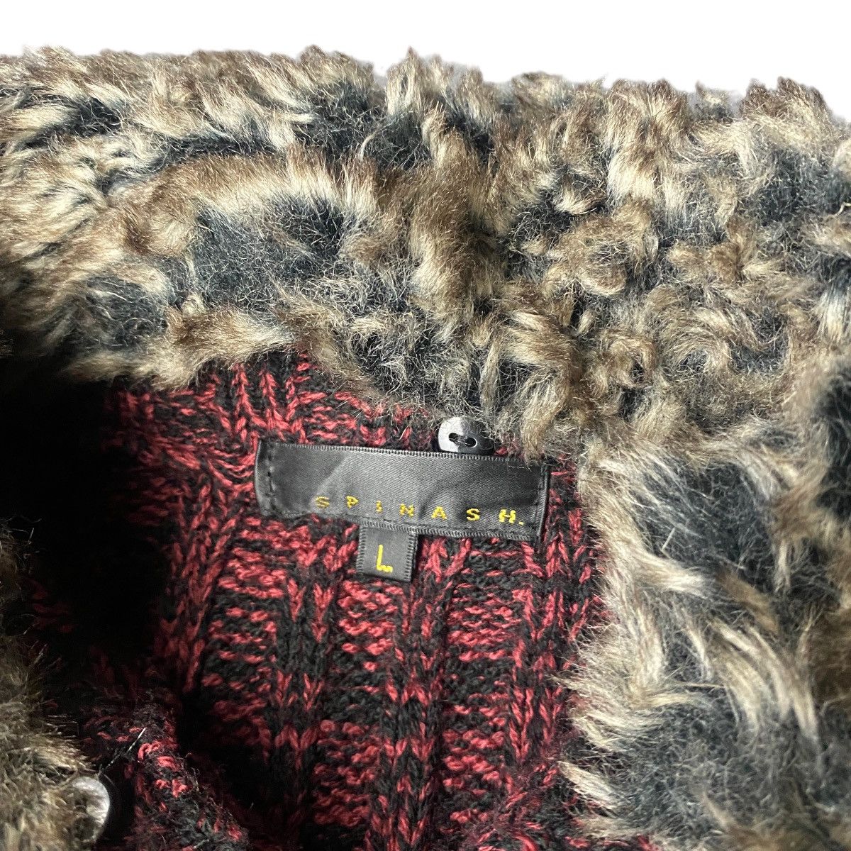 If Six Was Nine × Japanese Brand × Le Grande Bleu (L.G.B.) 2000's Spinash Fur Faux Knitted 3D Multipocket Size US M / EU 48-50 / 2 - 6 Thumbnail