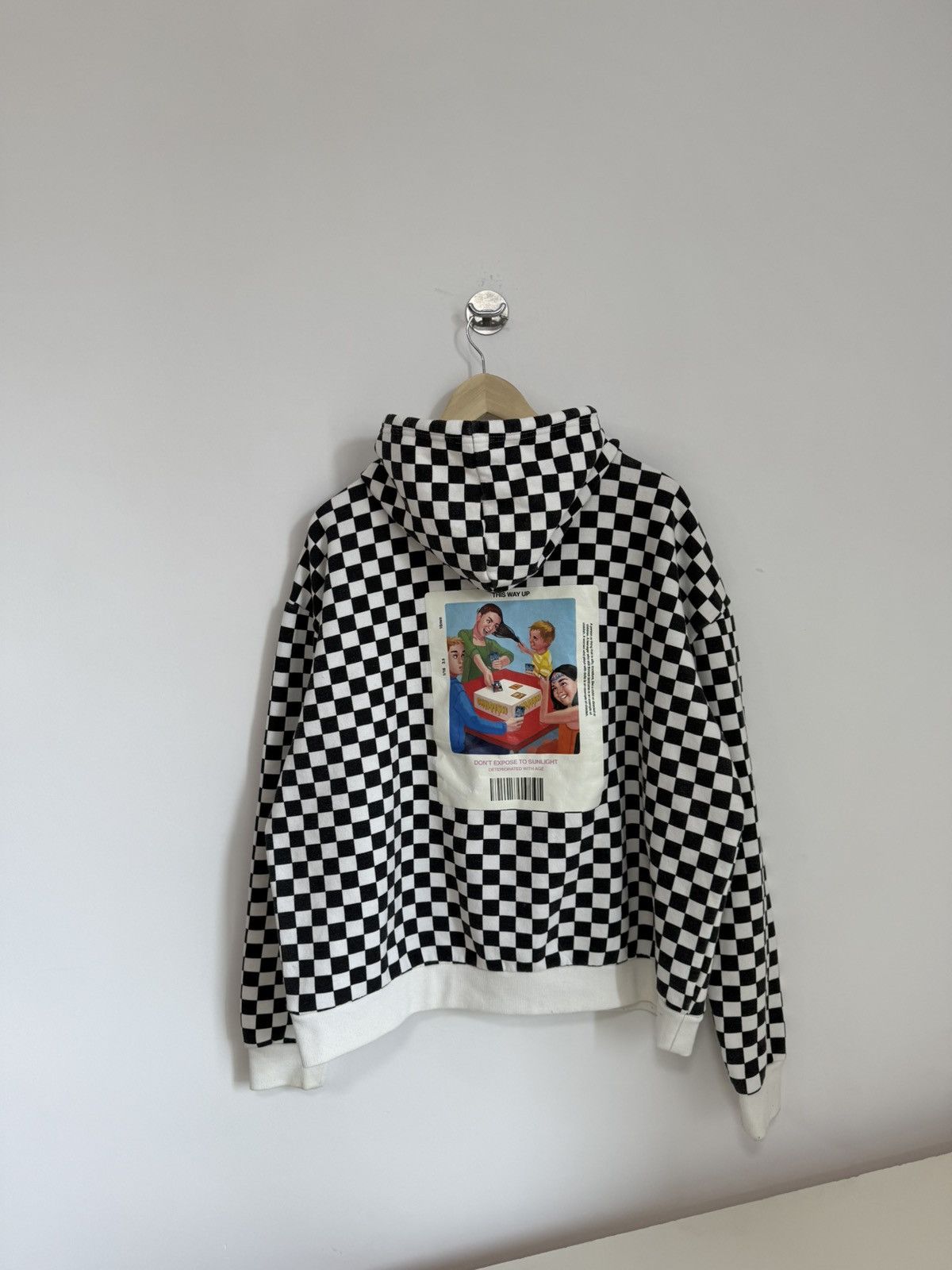 CHILDS Childish Checkerboard Pullover Hoodie Embroidered Logo Back Size US L / EU 52-54 / 3 - 4 Thumbnail