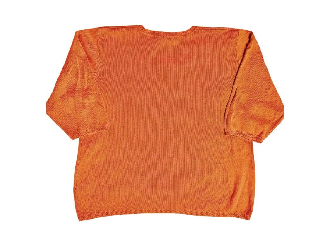 Other Dressbarn Woman Orange Coral Ribbed Knit Sweater Size 18/20 Size XXL / US 16-18 / IT 52-54 - 2 Thumbnail