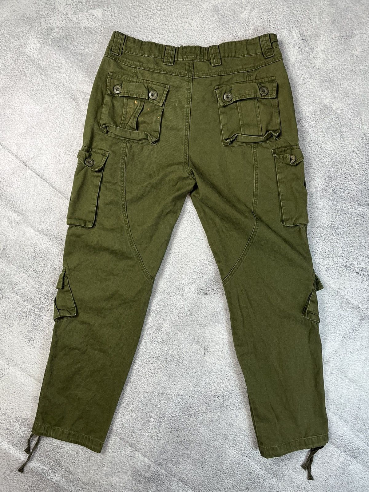 Other Vintage Military multi pocket cargo pants Y2K drill Size US 34 / EU 50 - 7 Thumbnail