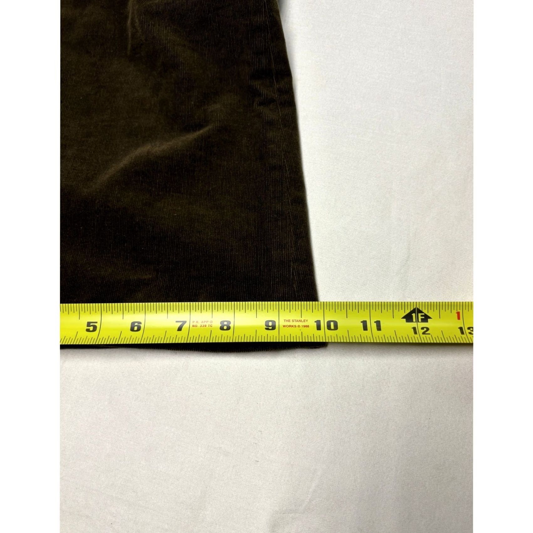 Vintage Pilcro Olive Brown Corduroy Wide Leg Pull On Pants Women S W29 L24 Size 28" / US 6 / IT 42 - 8 Thumbnail