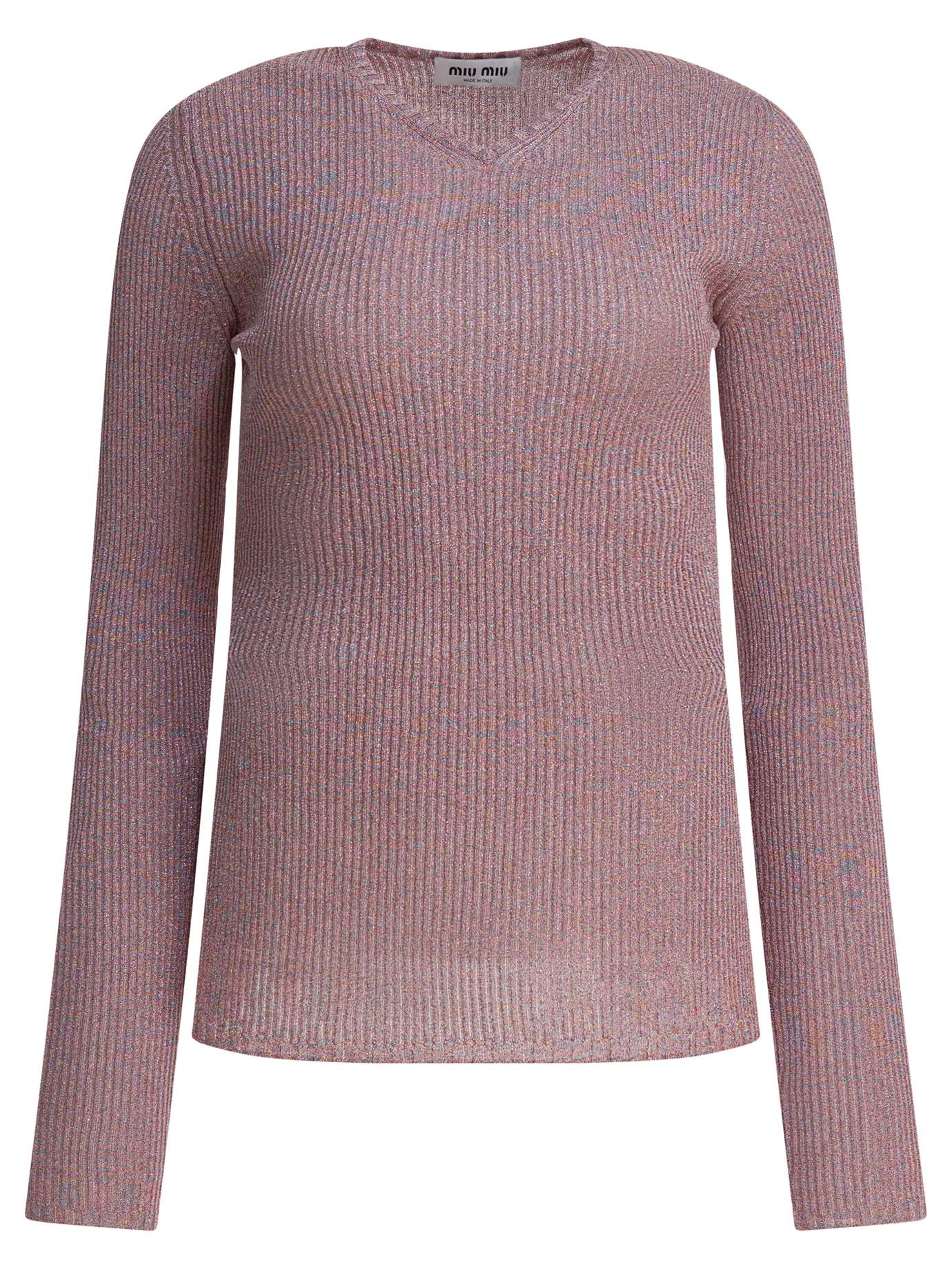 Miu Miu Wool Blend V-Neck Sweater tag size 40 Women - USA Duties Paid