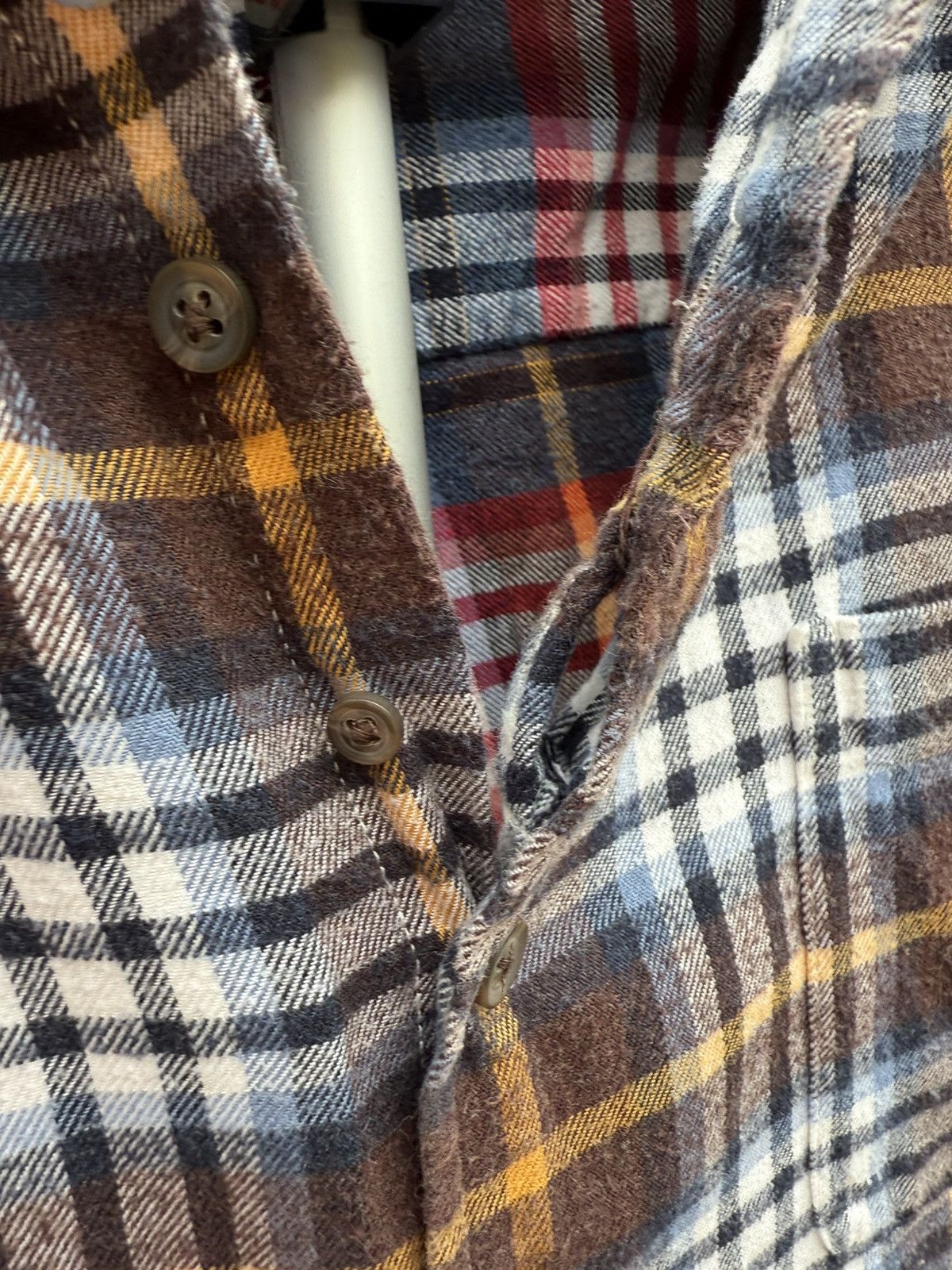 johnnie-O Johnnie O Plaid Flannel Shirt Hangin Out Kemper Laguna Blue Size US M / EU 48-50 / 2 - 5 Thumbnail