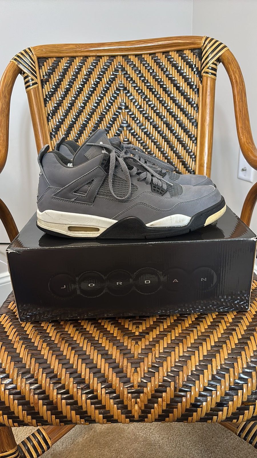 Jordan Brand × Nike × Vintage Jordan 4 Retro Cool Grey 2004 308497-001 Size US 10 / EU 43 - 3 Thumbnail