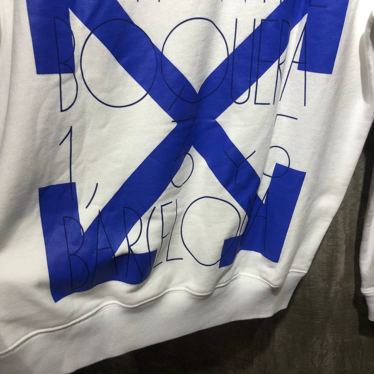 Off-White Off-White X Santa Eulalia FW18 Barcelona Exclusive crewneck Size US M / EU 48-50 / 2 - 6 Thumbnail
