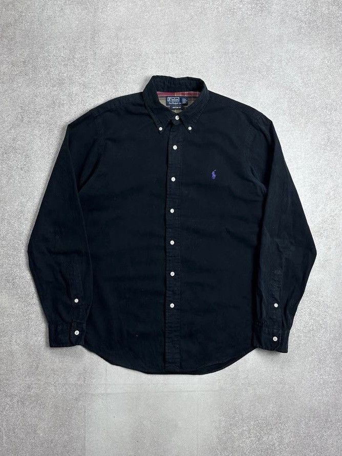 Polo Ralph Lauren Vintage Polo Ralph Lauren RRL Black Shirt M Size US M / EU 48-50 / 2 - 1 Thumbnail