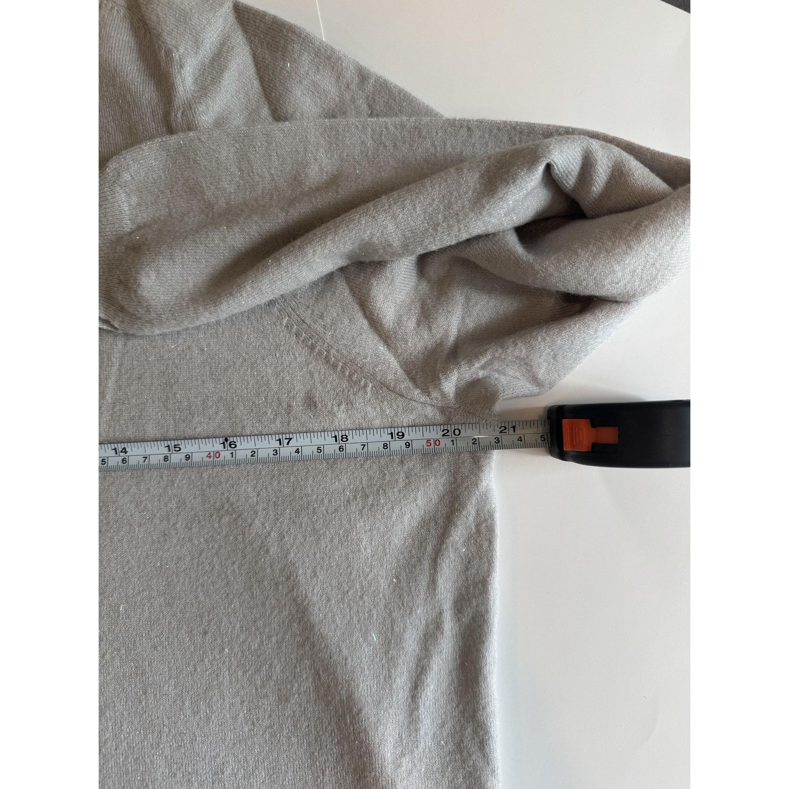 &Daughter 525 Metallic Color Hoodie Womens S Gray Knit Lightweight Size S / US 4 / IT 40 - 7 Thumbnail