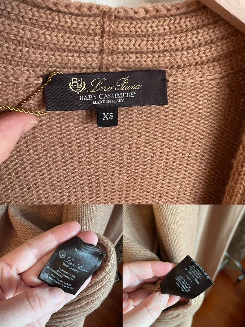 Loro Piana LORO PIANA Lamb fleece sweater cardigan + pants, set Size XS / US 0-2 / IT 36-38 - 6 Thumbnail