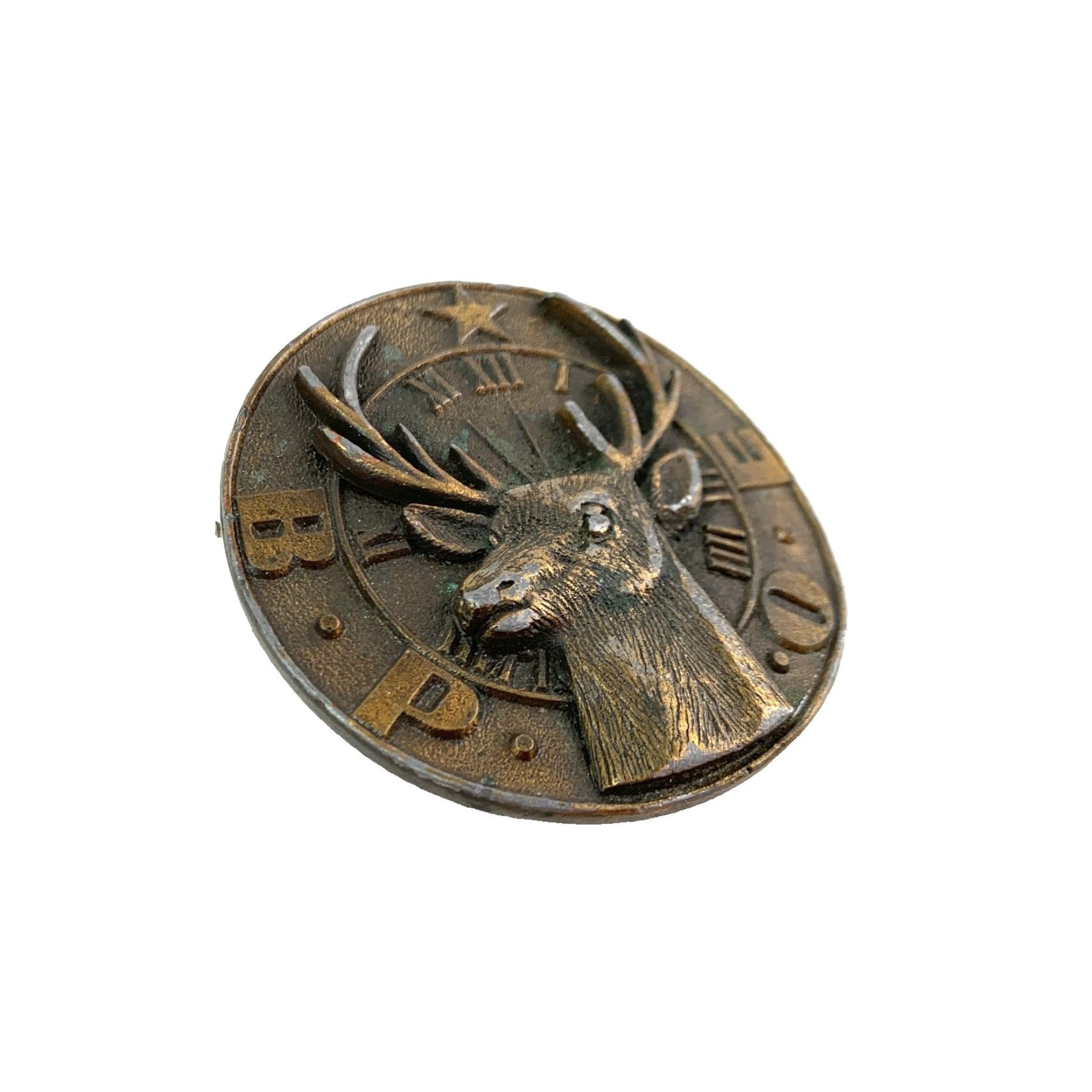 Vintage VINTAGE BPOE Elk's Club 1976 Hand Cast 3D Metal Belt Buckle RMC Mens Western Buckle Metal Size ONE SIZE - 3 Thumbnail