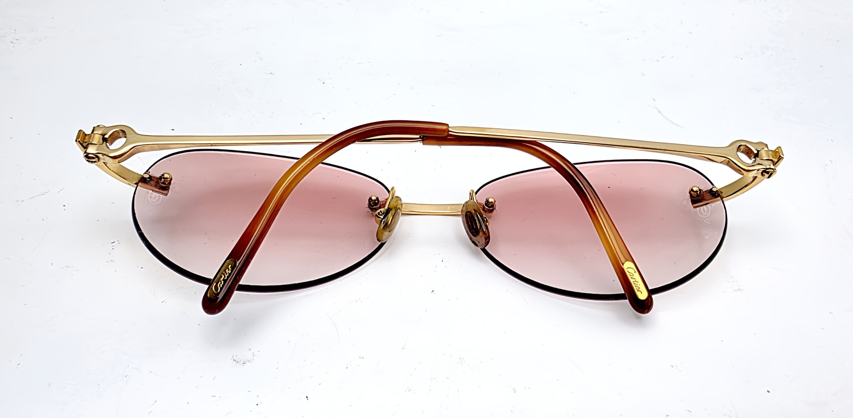 Cartier Authentic Cartier Bolon Gold Glasses CT00450 Size ONE SIZE - 4 Thumbnail