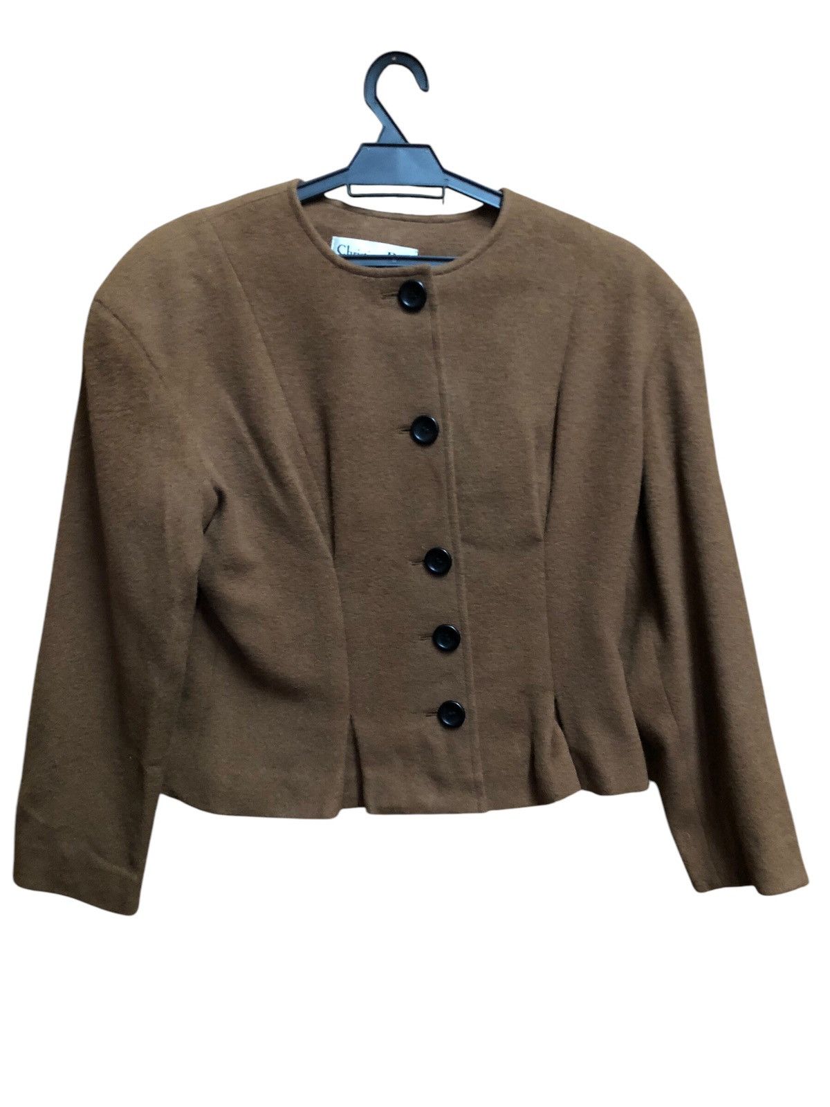 Christian Dior Monsieur Christian Dior Wool Cropper Jacket Size S / US 4 / IT 40 - 1 Thumbnail