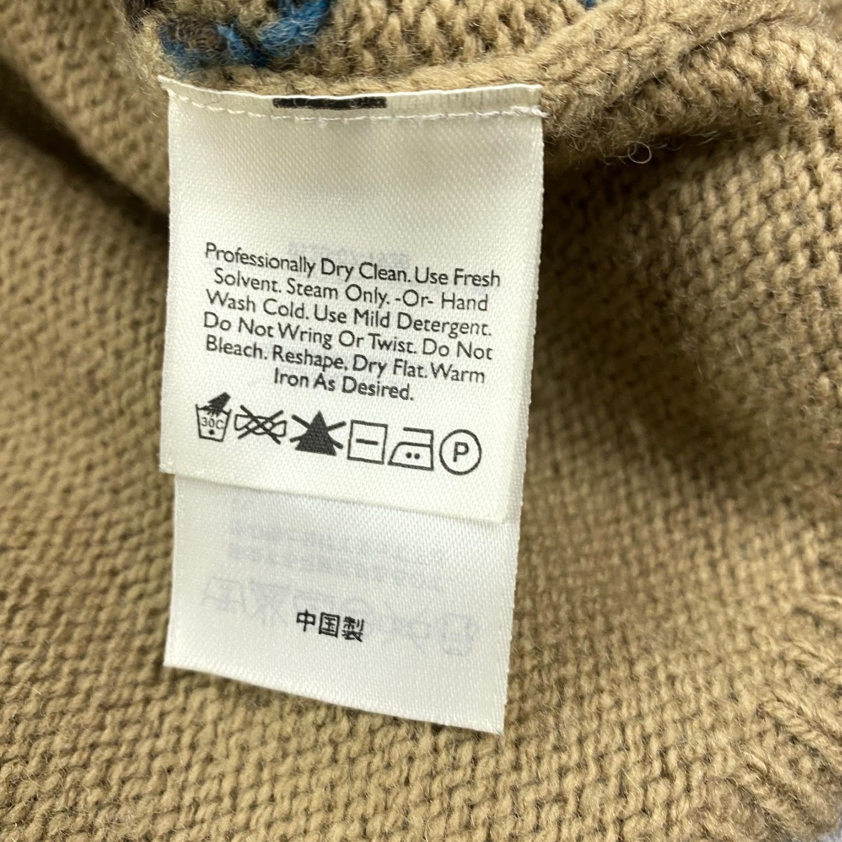 Eddie Bauer VINTAGE Eddie Bauer Sweater XL Beige Argyle V-Neck Knit Pullover 100% Wool Mens Size US XL / EU 56 / 4 - 5 Thumbnail