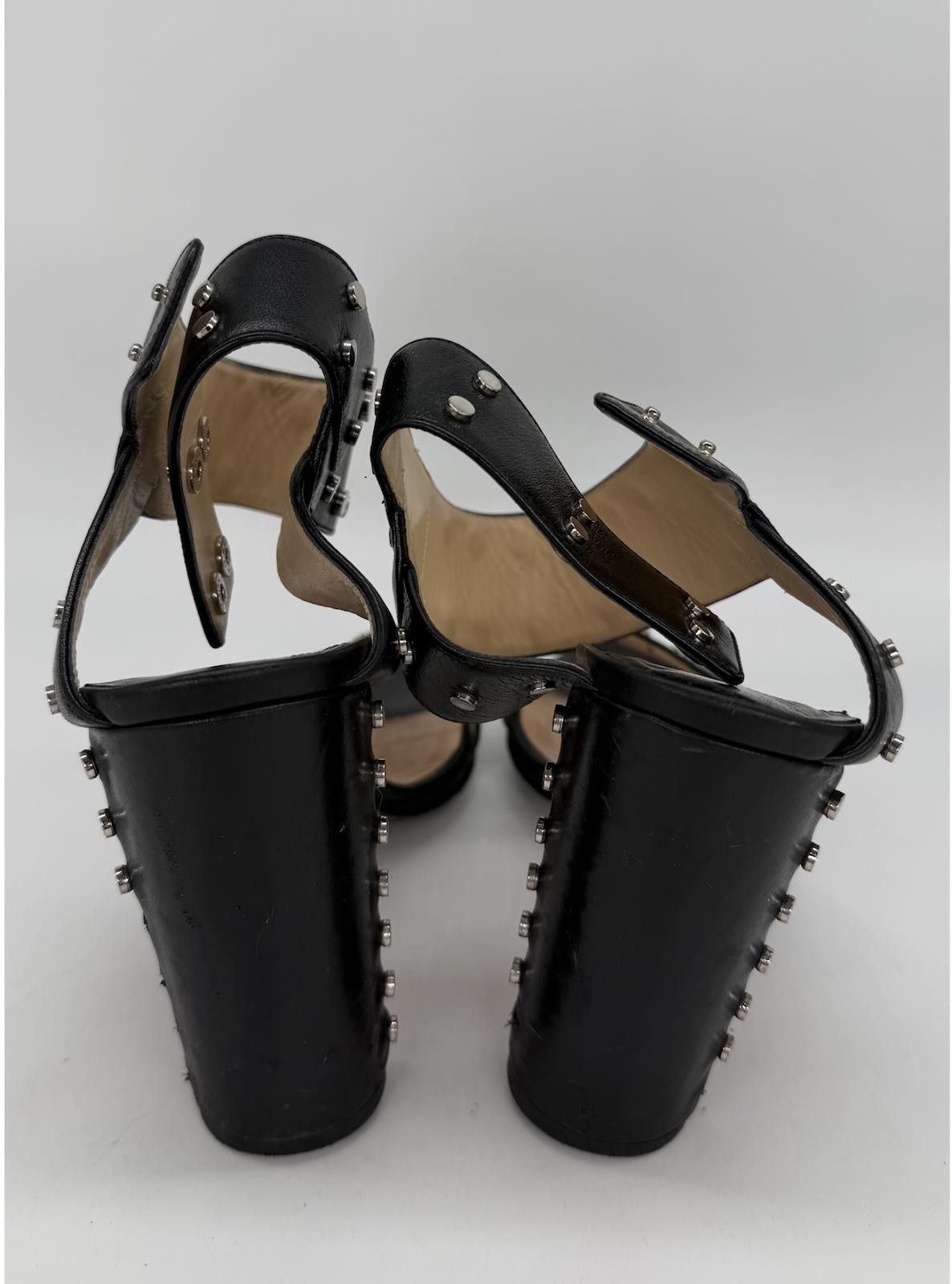 Jimmy Choo Jimmy Choo London Studded Heeled Sandals – EU 40.5 / US 9 Size US 9 / IT 39 - 3 Thumbnail
