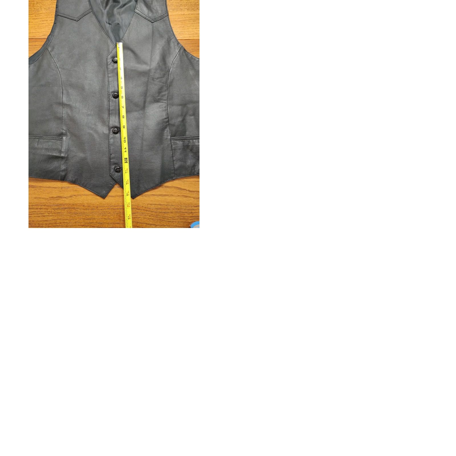 Vintage VINTAGE Pioneer Wear Vest Western Leather Lined Medium Black Cowboy Mens Size US M / EU 48-50 / 2 - 9 Thumbnail