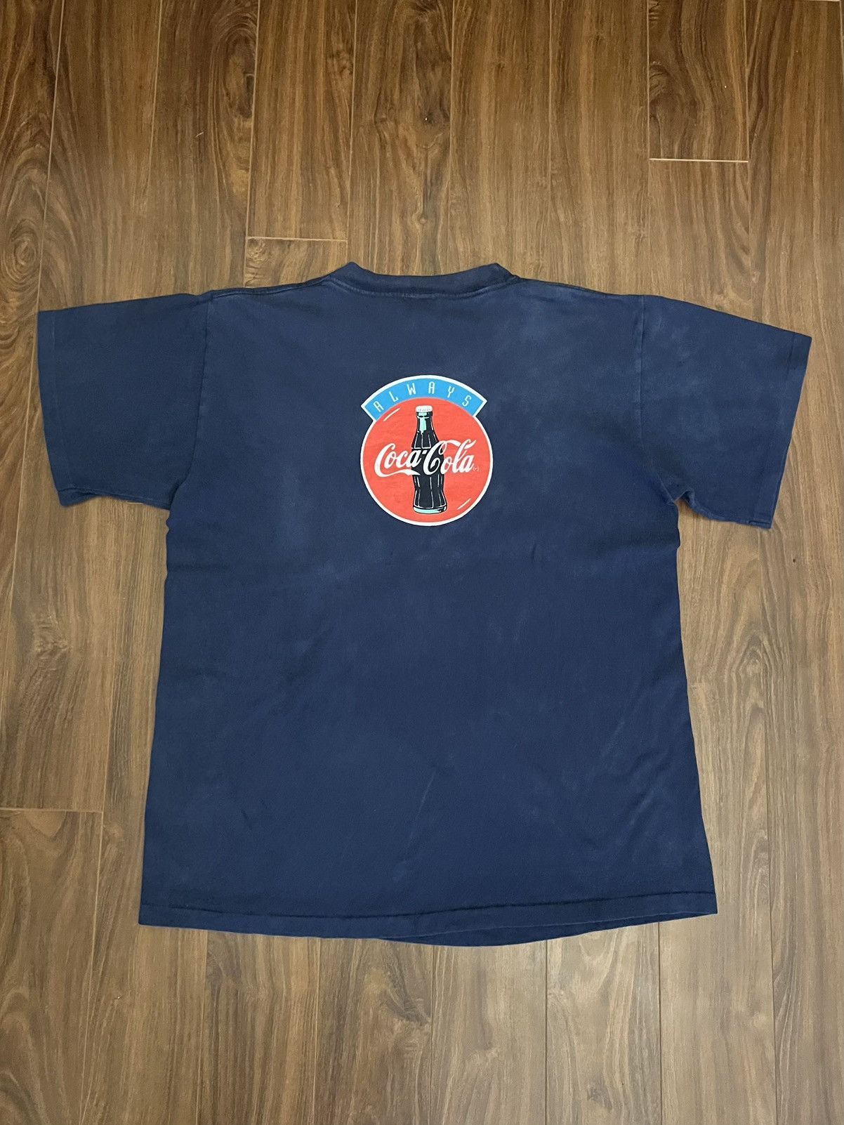 Vintage 1994 Coke Always Cool Polar Bear AOP Tee Size US L / EU 52-54 / 3 - 3 Thumbnail