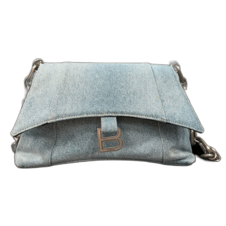 Balenciaga Balenciaga Denim Downtown Underarm Bag Size ONE SIZE - 1 Thumbnail
