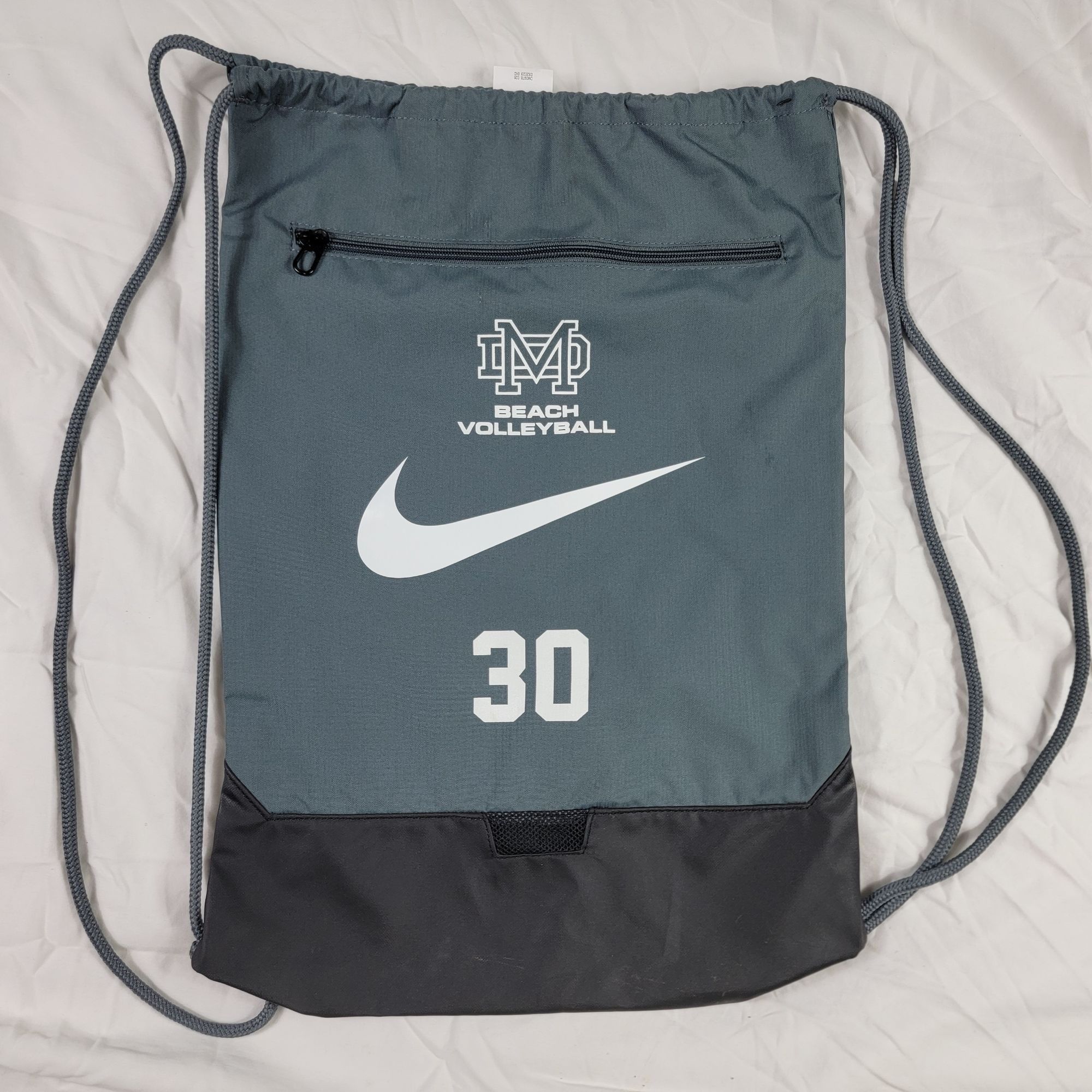 Nike Nike DM Beach Volleyball Gray Drawstring Backpack Lightweigh Size ONE SIZE - 1 Thumbnail