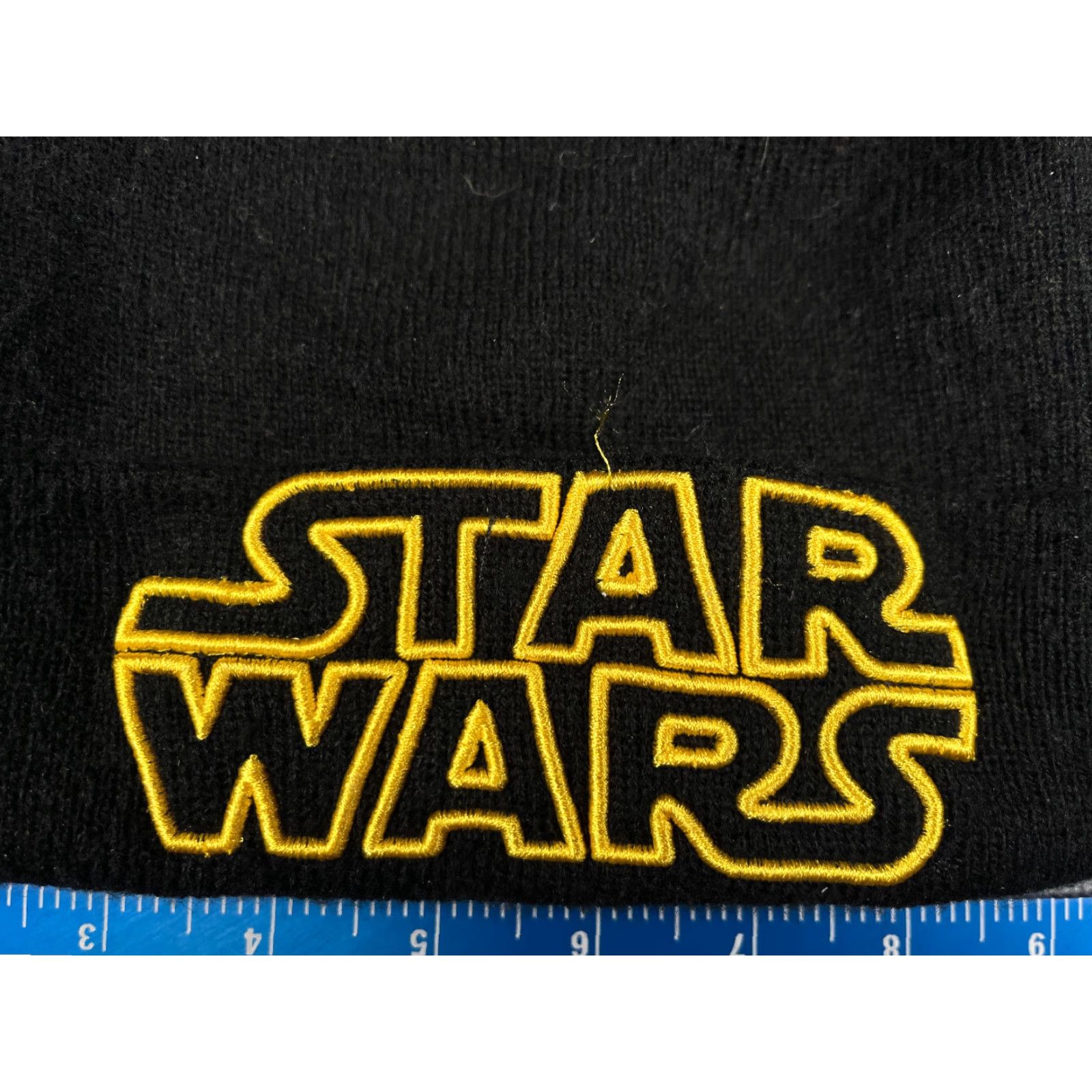New Era New Era Beanie Hat Unisex Adults One Size Black Yellow Knit 100% Acrylic 90s Star Wars Vintage? Size ONE SIZE - 2 Thumbnail