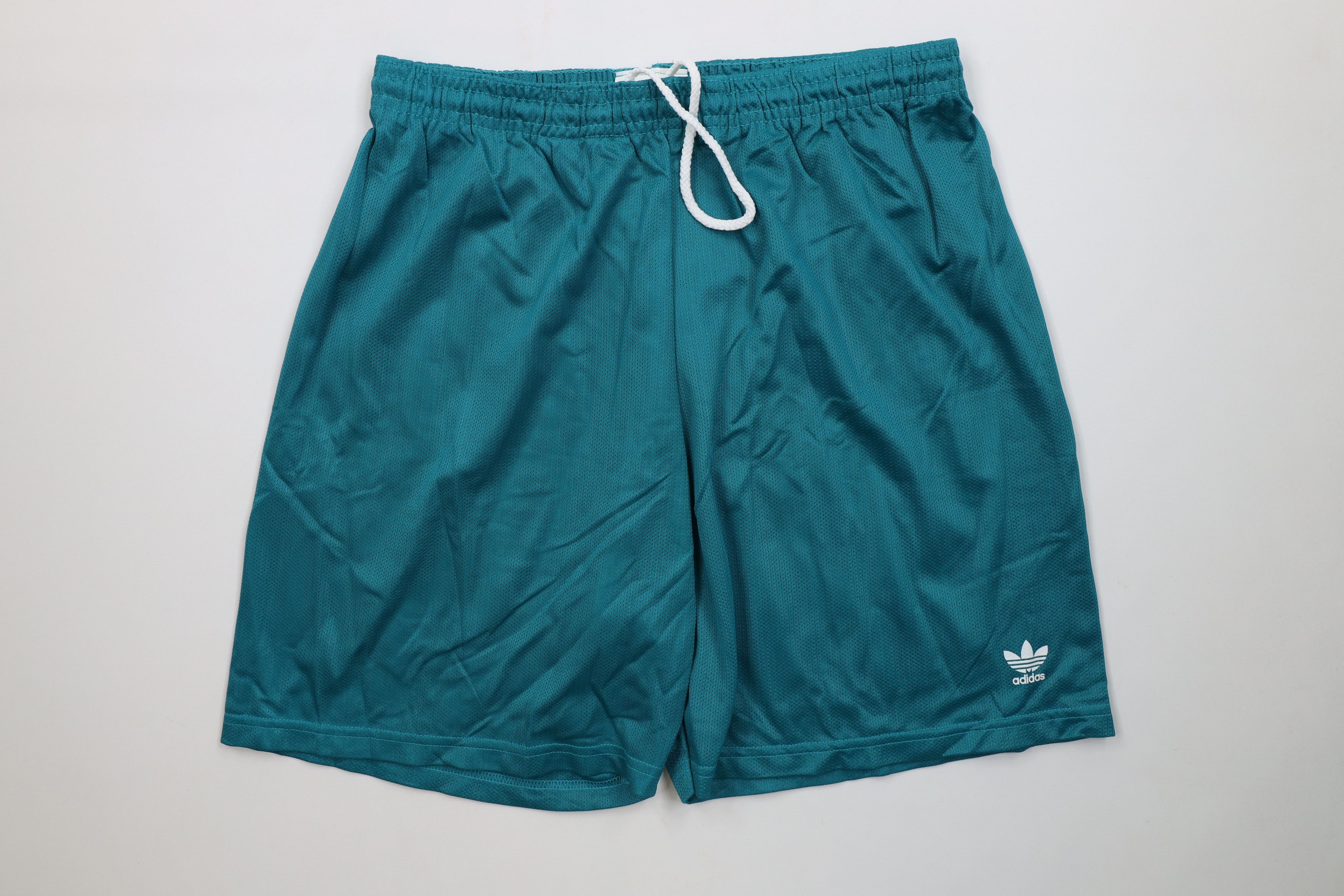 Adidas Deadstock Vintage 90s Adidas Above Knee Mesh Shorts USA Size US 36 / EU 52 - 1 Thumbnail
