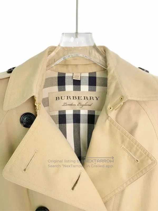 Burberry Burberry Beige Cotton Women's Trench Coat. Size M / US 6-8 / IT 42-44 - 3 Thumbnail