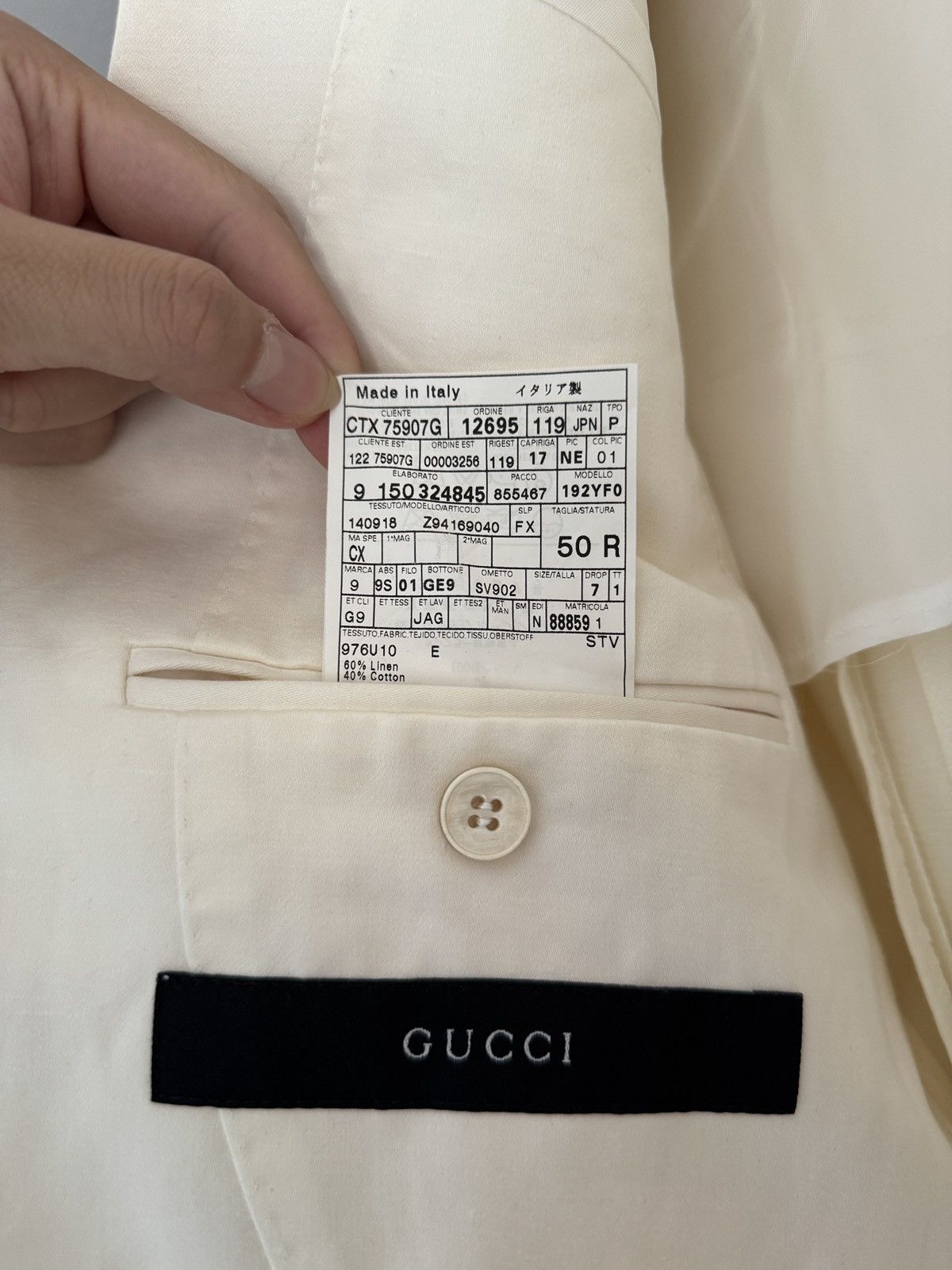 Gucci AW2004 Gucci by Tom Ford Tuxedo Blazer Size 50R - 10 Thumbnail