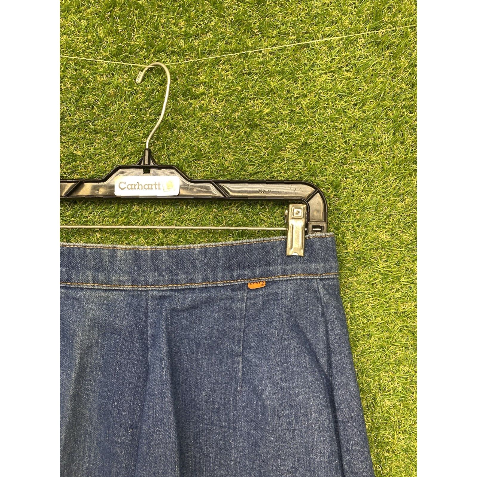 Levi's VINTAGE Levi's Jeans - 1970s Orange Tab Wide-Leg 28x32 High Rise Denim Blue Mens Size 28" / US 6 / IT 42 - 4 Thumbnail