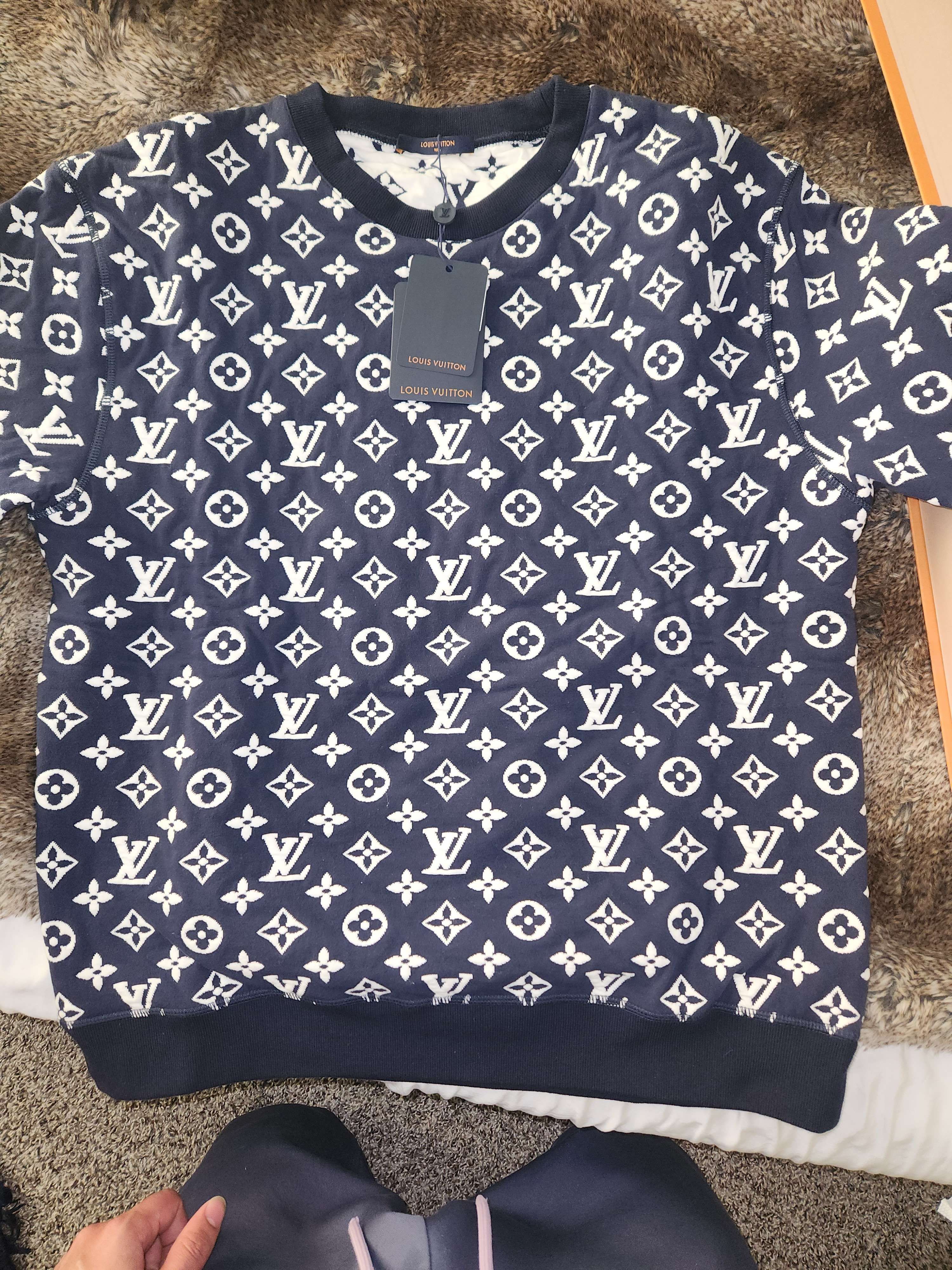 Louis Vuitton Louis Vuitton 2054 Multi Logos Crewneck | Grailed
