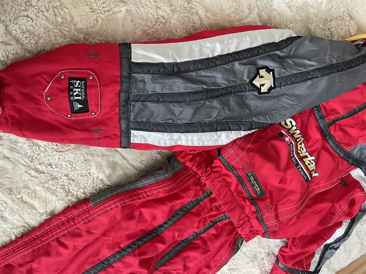 Descente Descente 90s Swiss National Ski Team One-Piece Ski Suit Size 52L - 13 Thumbnail
