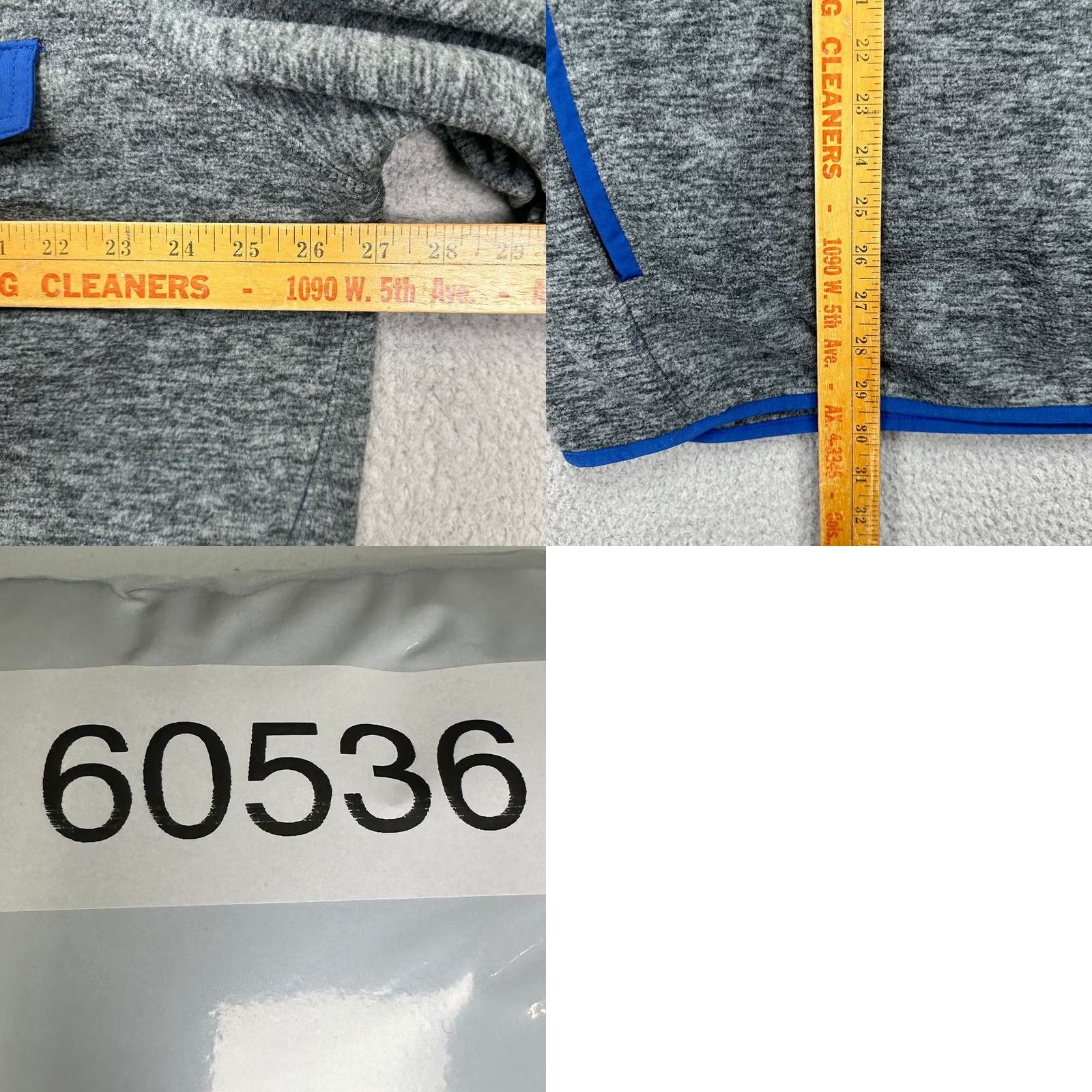 Eddie Bauer VINTAGE? (No) Eddie Bauer Sweater Mens 2XL Grey Blue Supersoft Microfleece Henley Pullover NEW Size US XXL / EU 58 / 5 - 8 Thumbnail