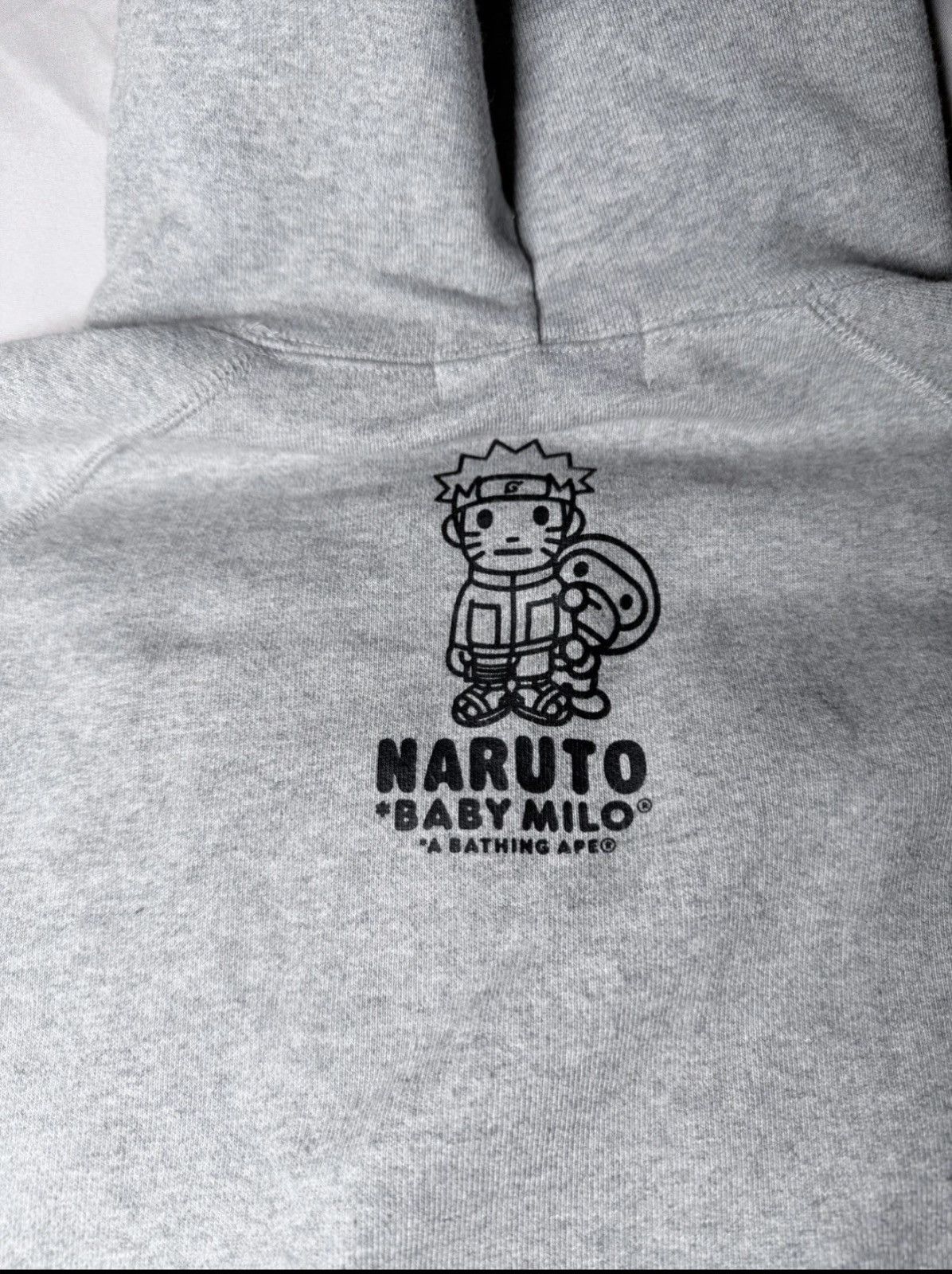 Bape BAPE x Naruto Shippuden Baby Milo Hoodie Grey Size M Size US M / EU 48-50 / 2 - 5 Thumbnail