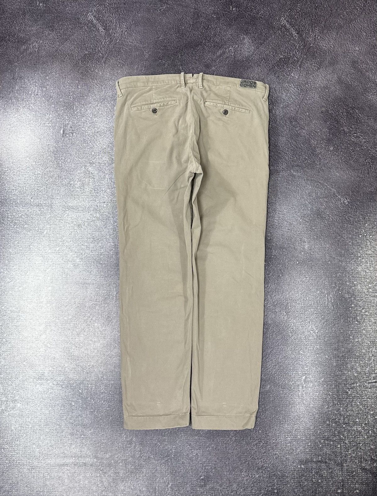 Jacob Cohen Jacob Cohen Bobby Men’s Beige Cotton Stretch Chino Pants Size US 36 / EU 52 - 2 Thumbnail