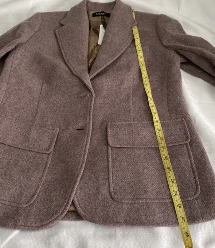 Ralph Lauren Ralph Lauren women's light purple herringbone blazer Size M / US 6-8 / IT 42-44 - 6 Thumbnail